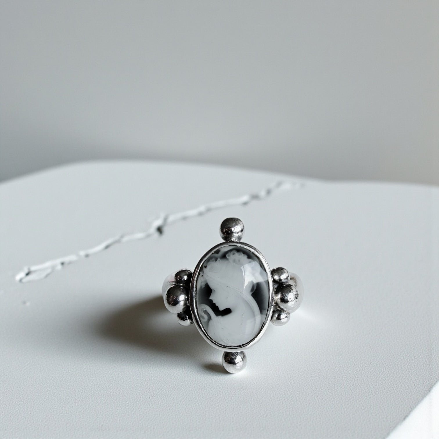 Anillo Camafeo Aurelia - Black