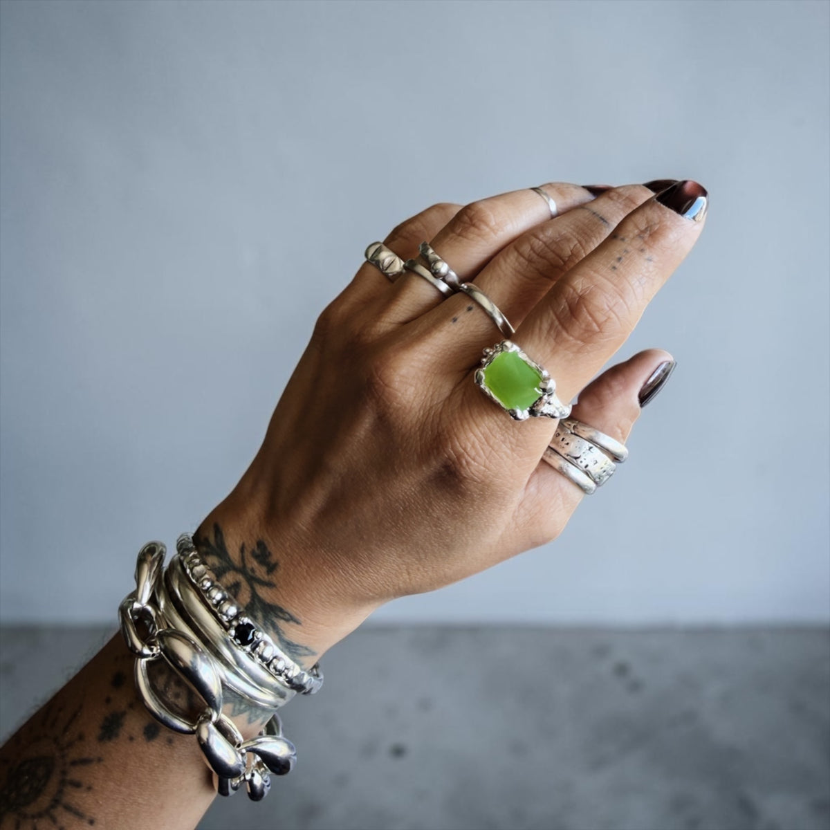 Anillo Allegoria - Apple Green