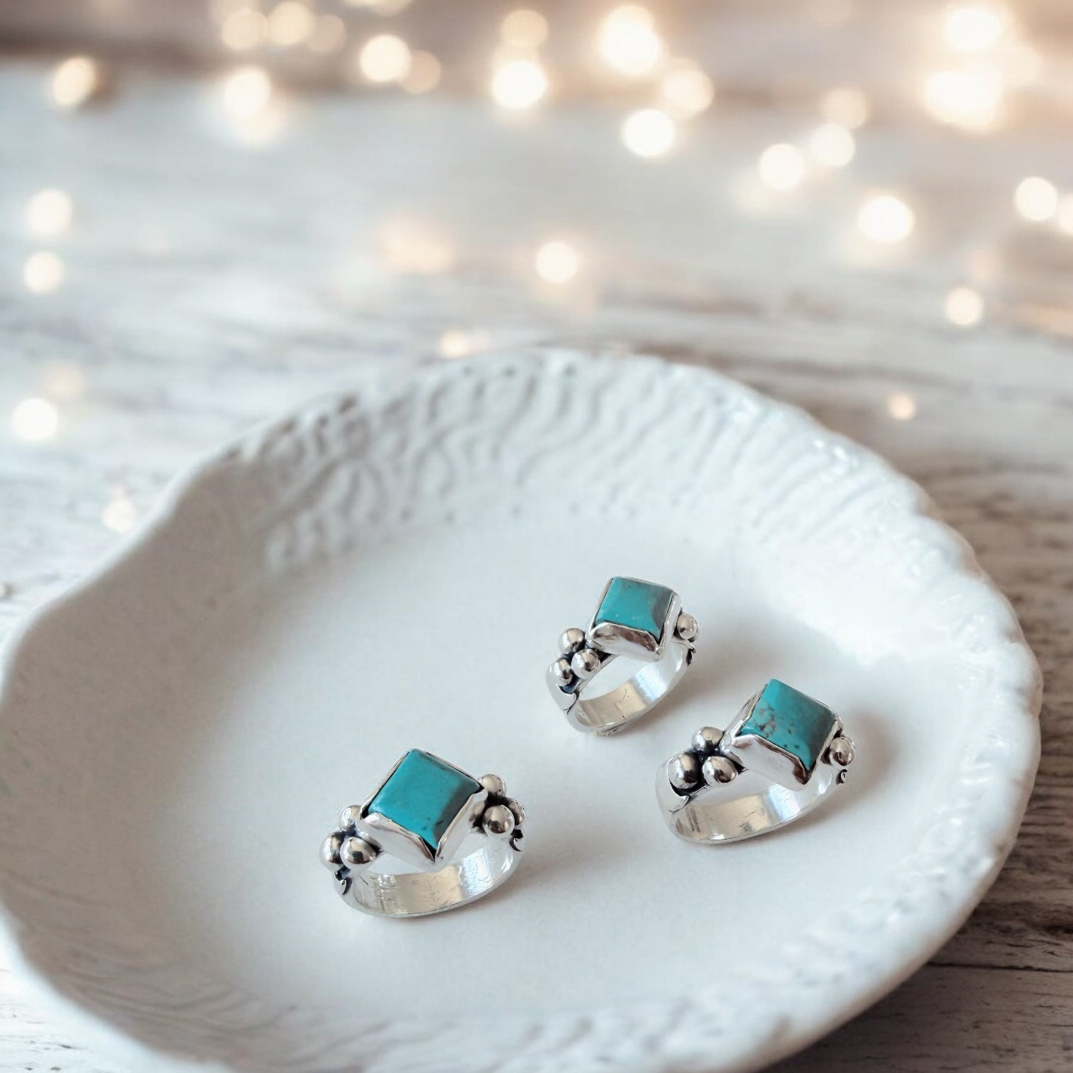 Anillo Elisa Lunar Turquesa