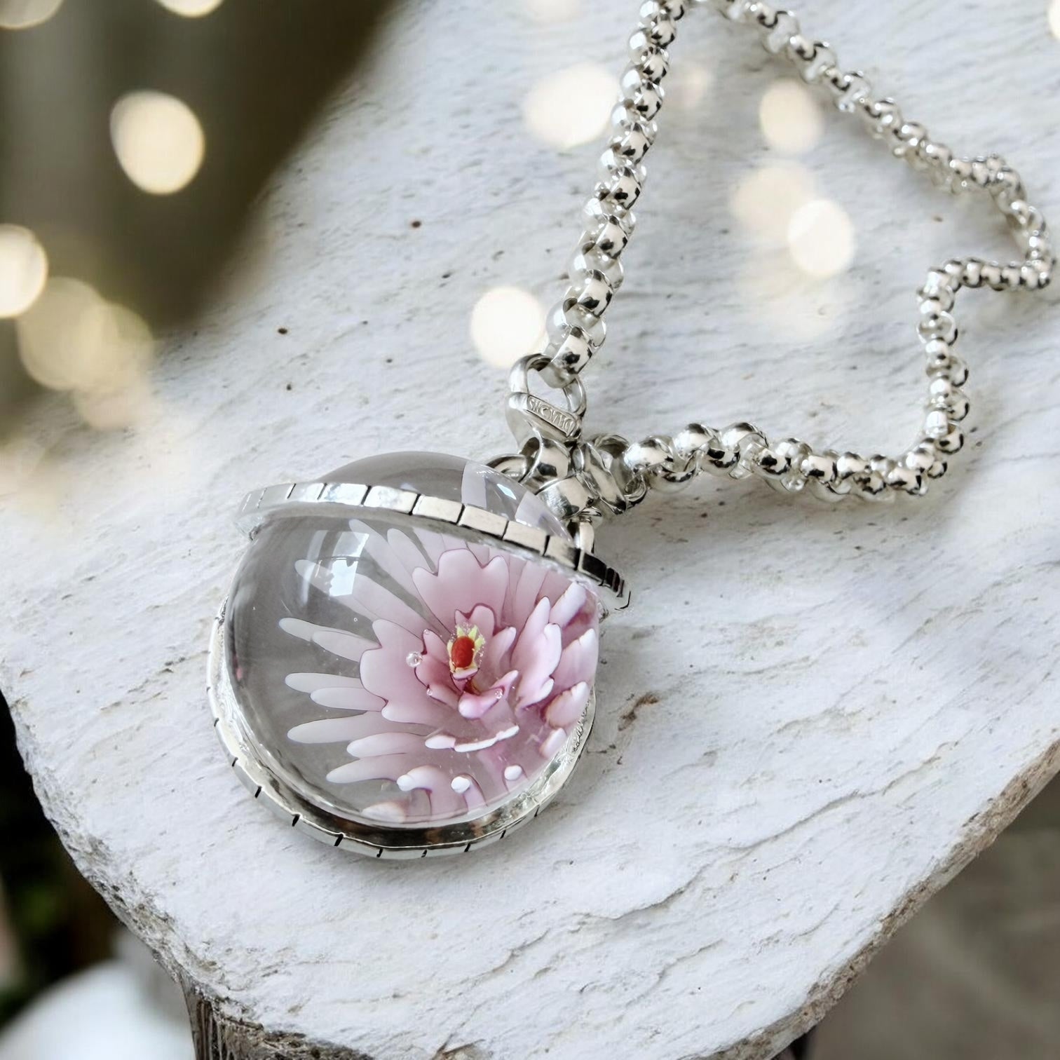 Colgante Halo XL - Cápsula Flor