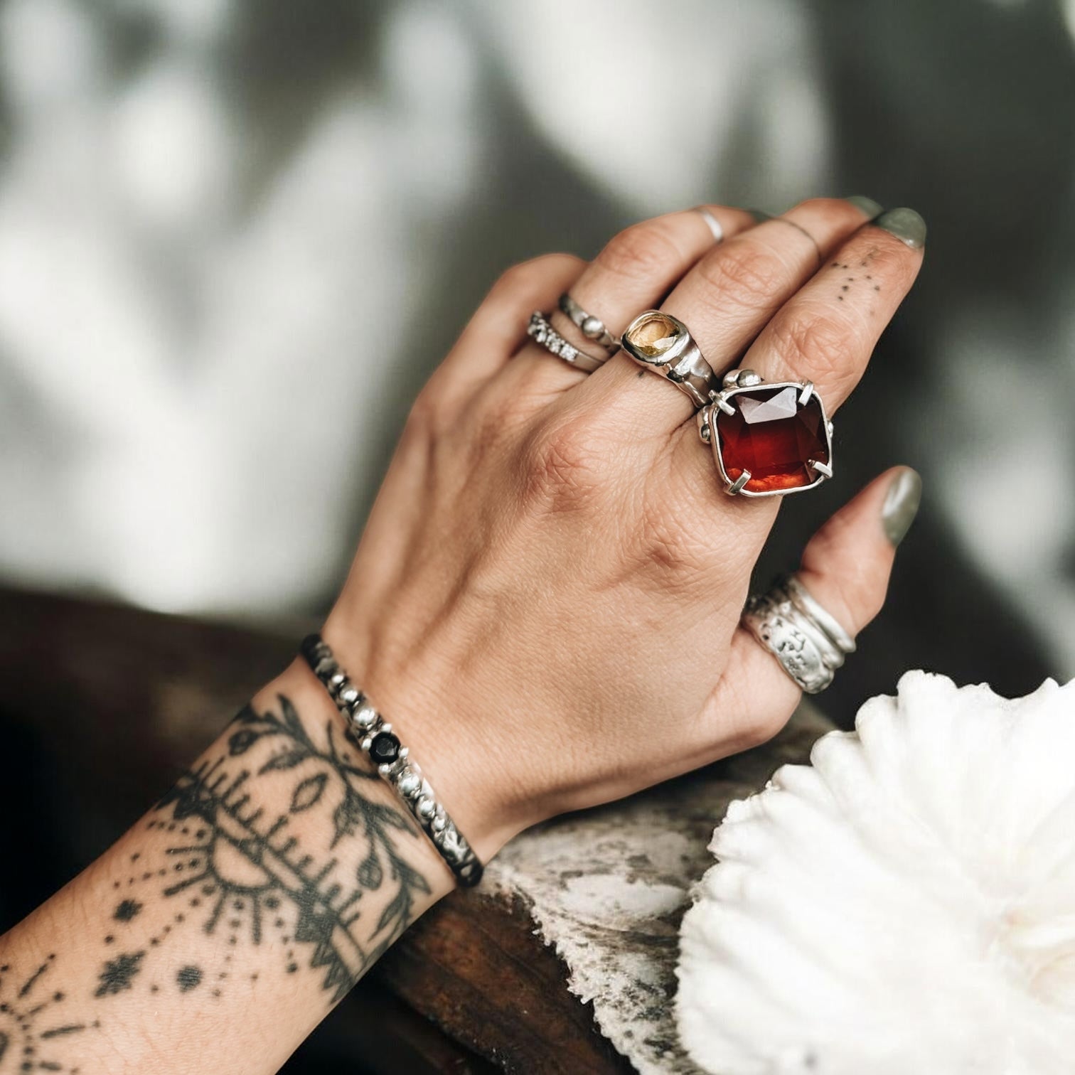 Anillo Soberana - Ámbar