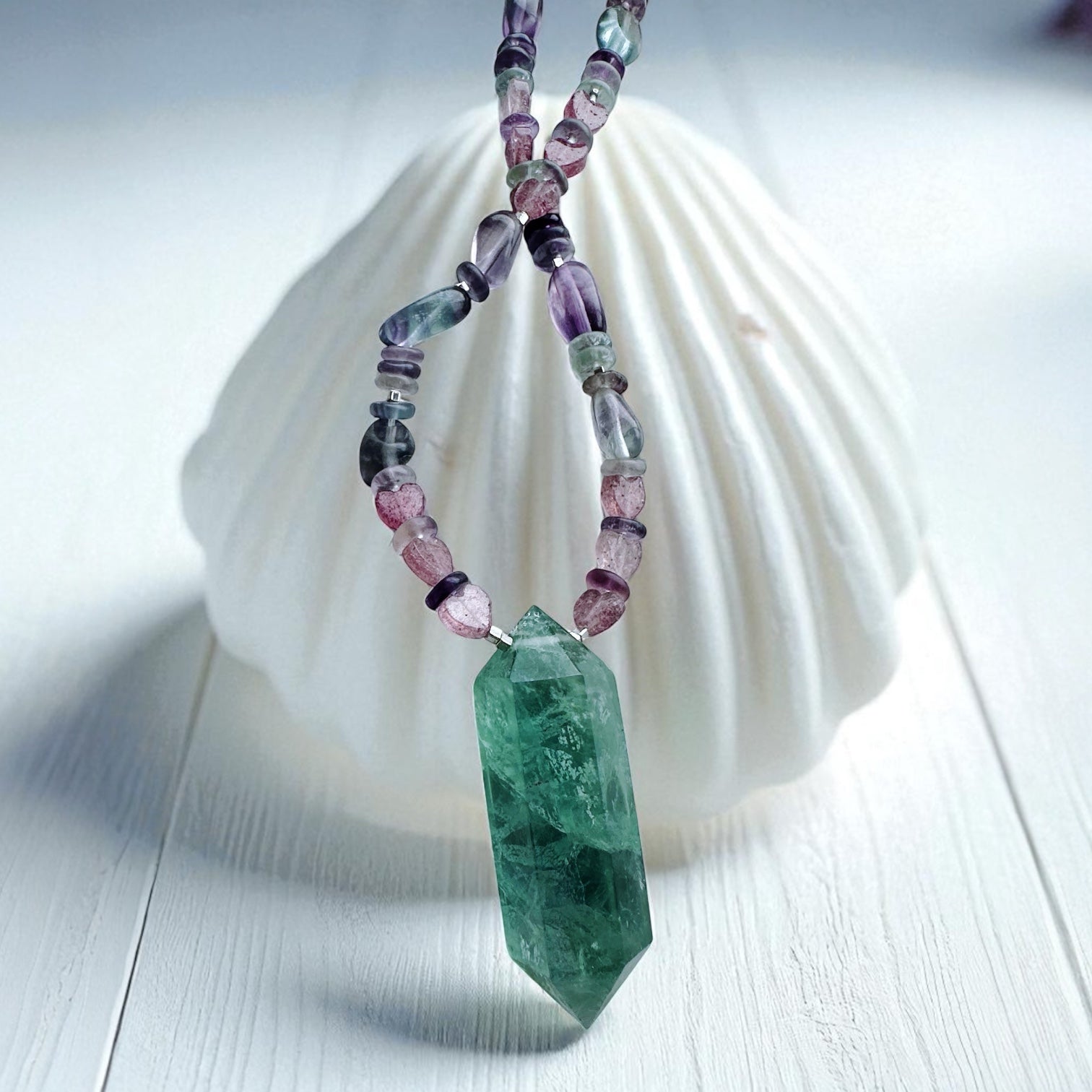 Collar Tibetano - Flamingo