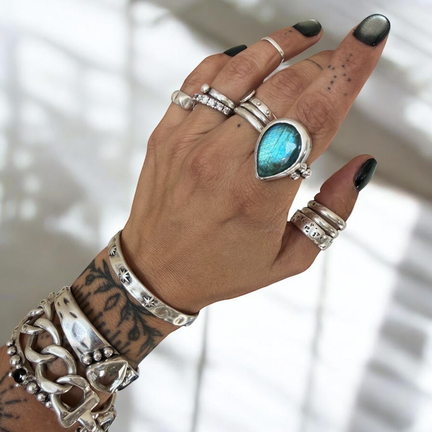 Anillo Lauri Labradorita