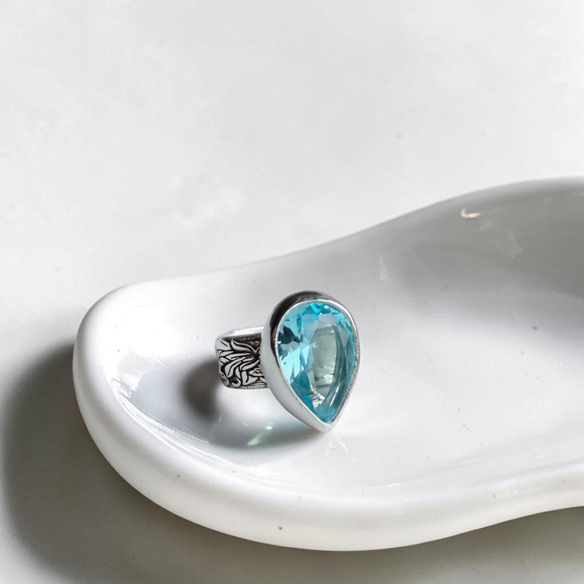 Anillo Flamenco Gota / Piedra a eleccion