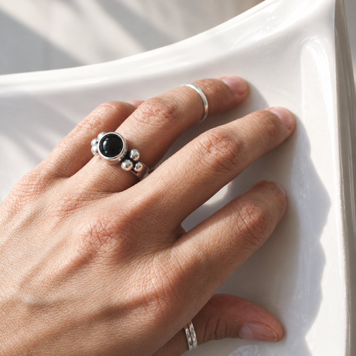 Anillo Elisa Simple - Onix