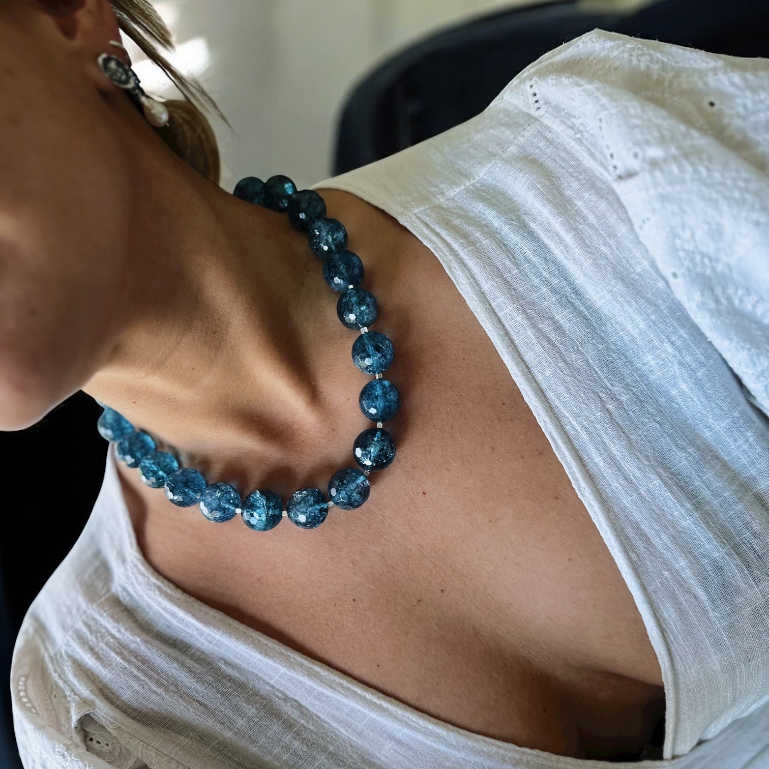 Collar Vilma - Blue Sky - Cianita