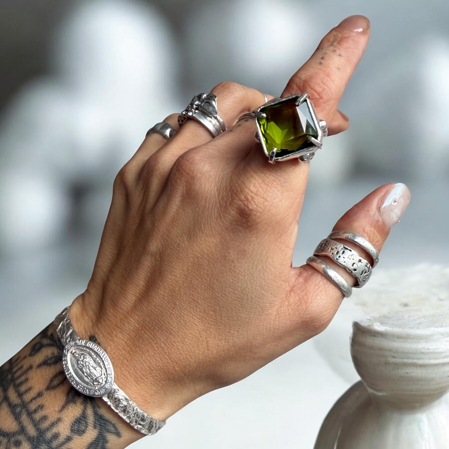 Anillo Soberana - Green Apple