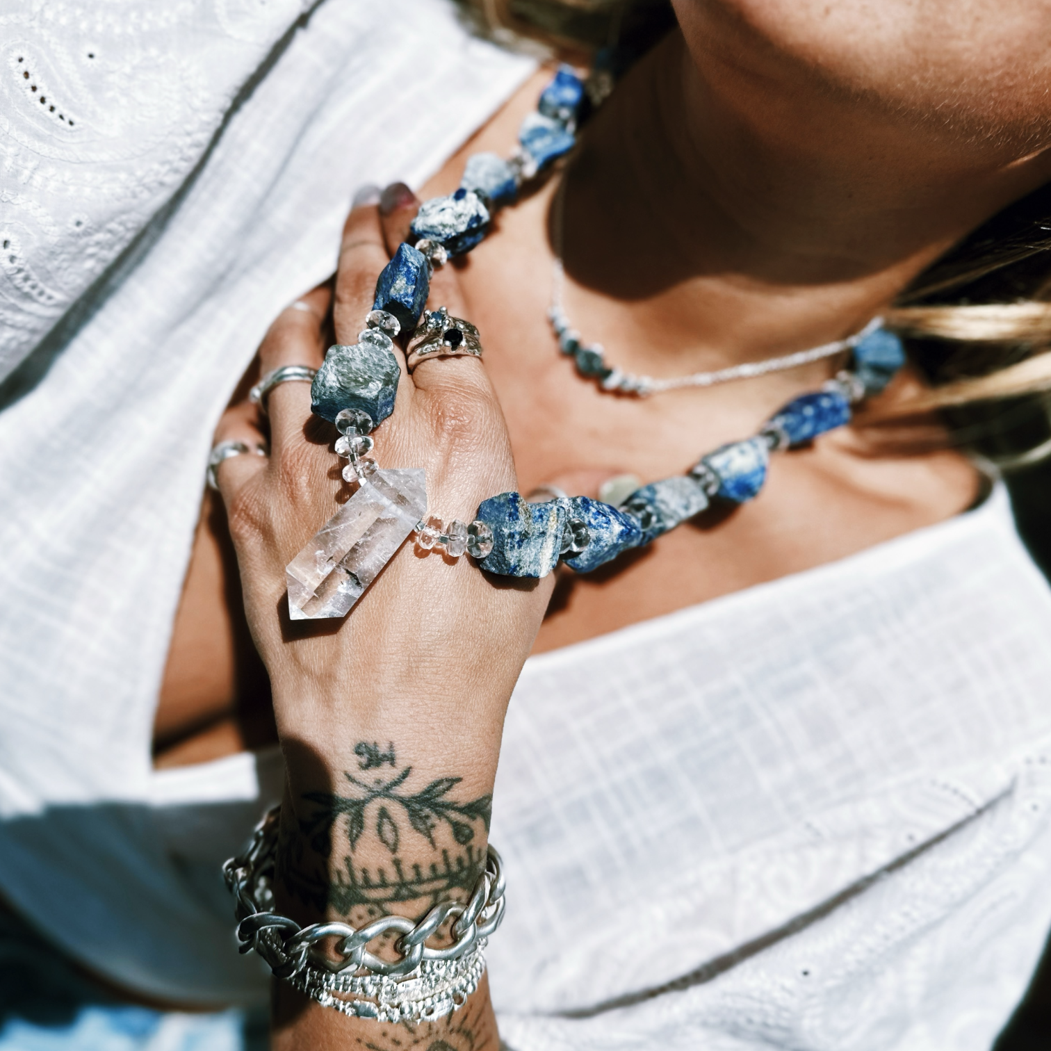 Collar Tibetano - Flor de Los Andes