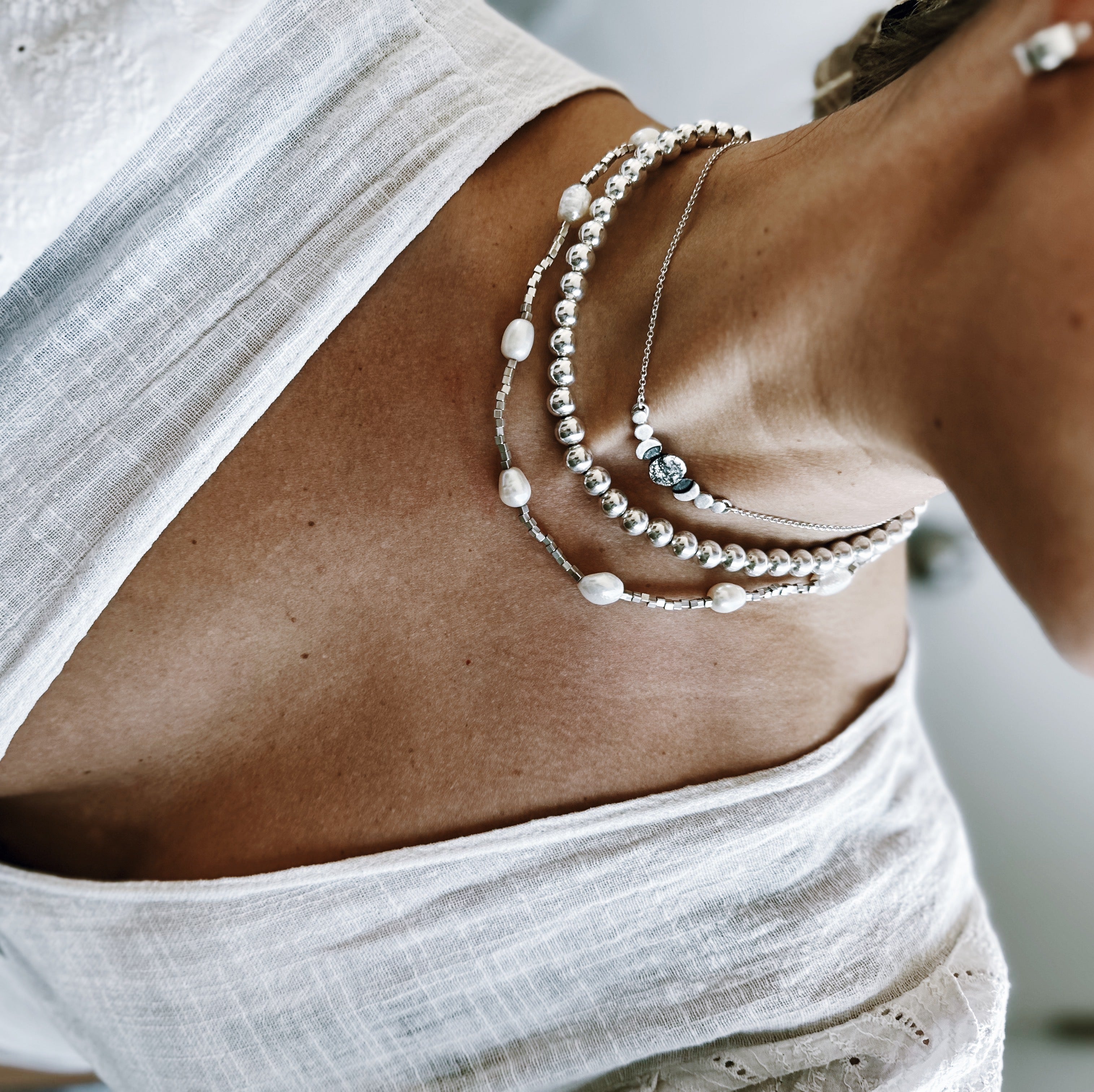 Collar Rocking Balls - Total Silver
