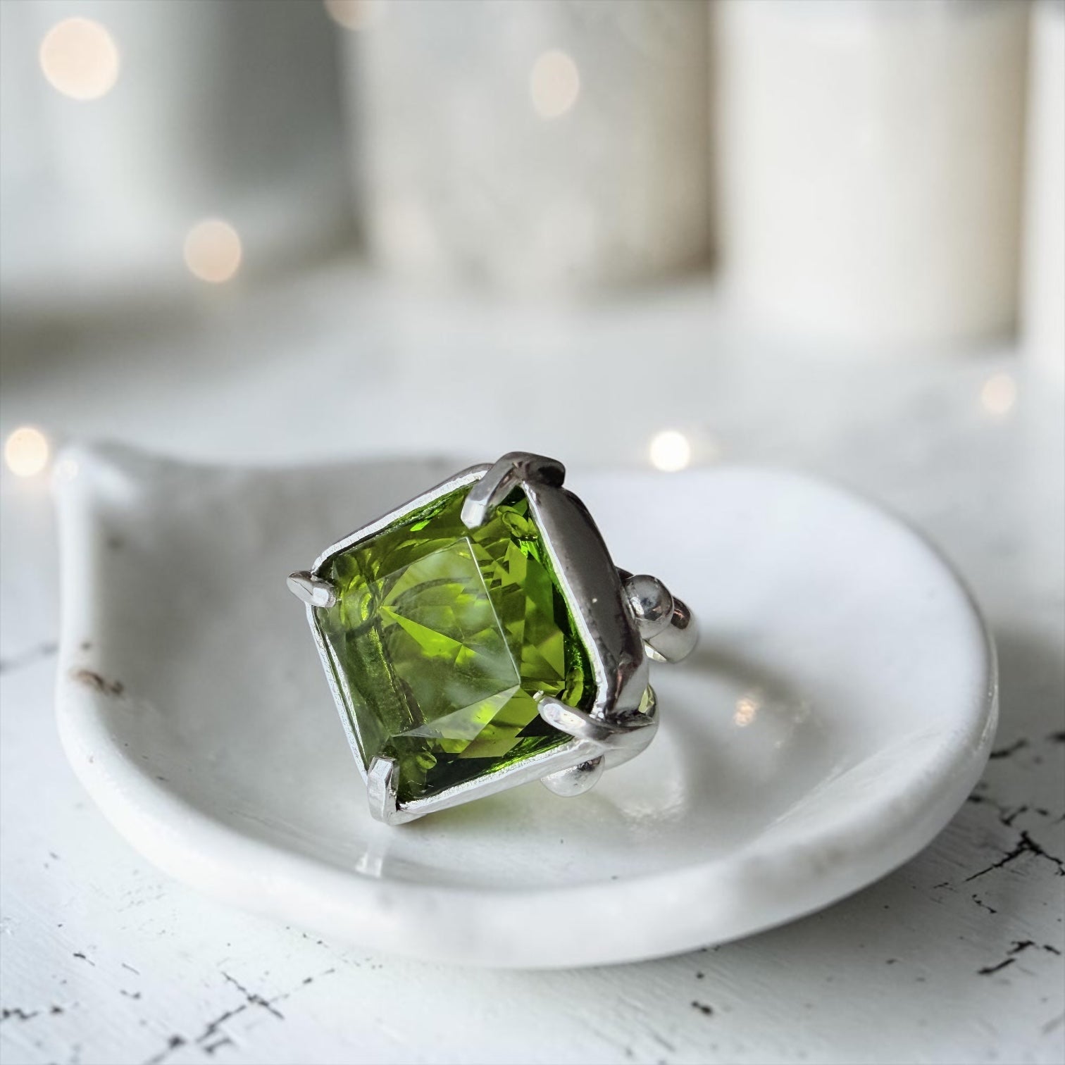 Anillo Soberana - Green Apple