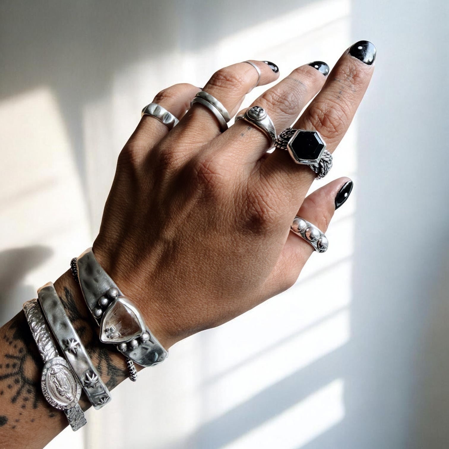 Anillo Tejido Onix