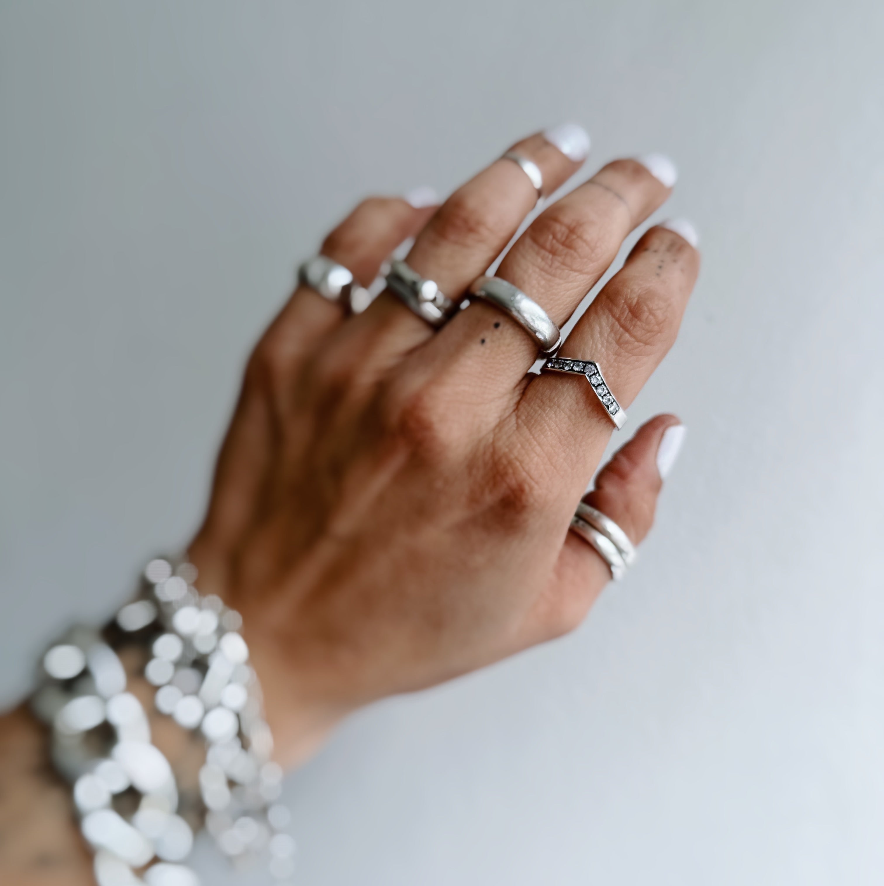 Anillo Shiny Chevron - PREVENTA