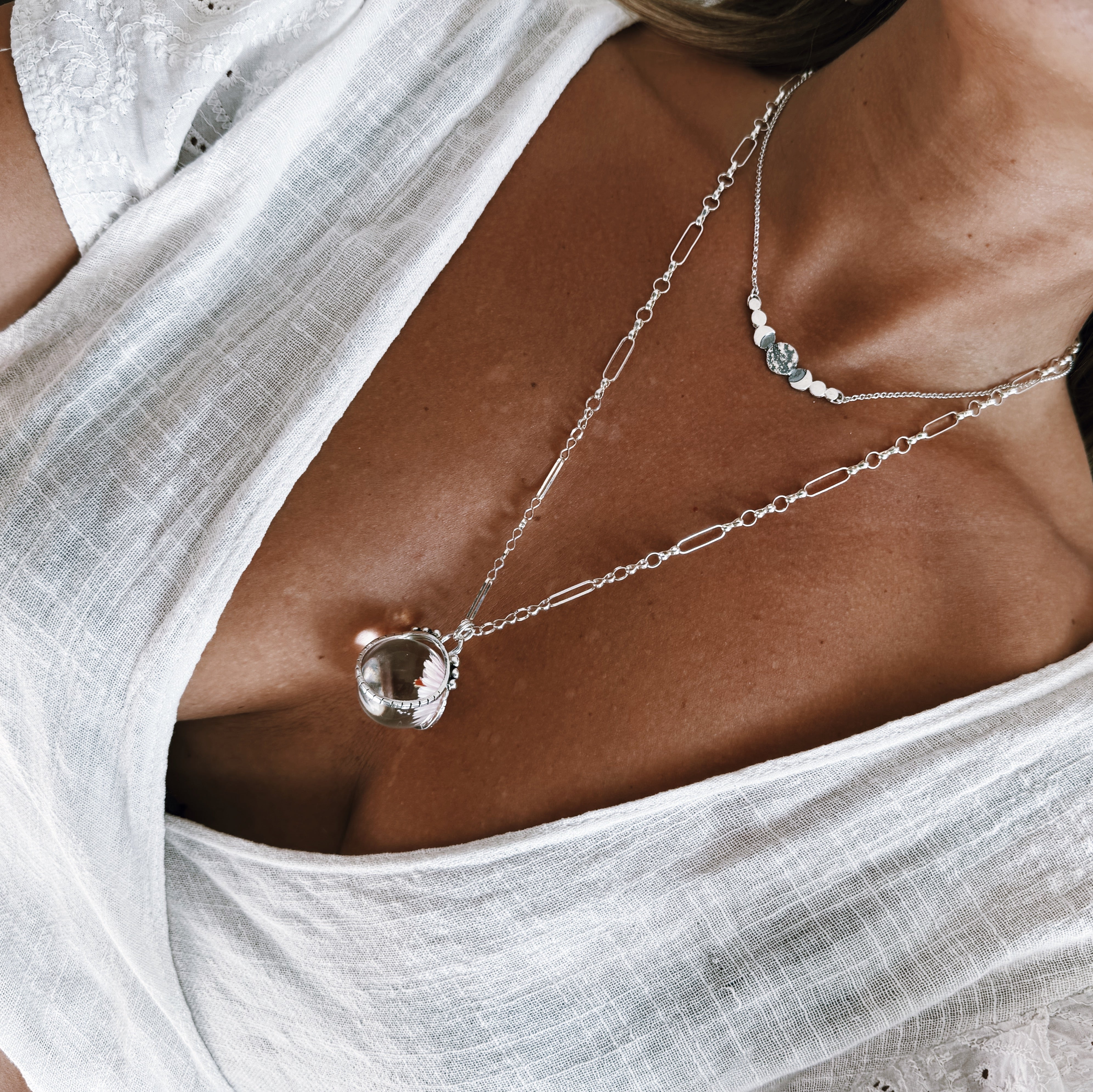 Colgante Halo XL - Cápsula Flor