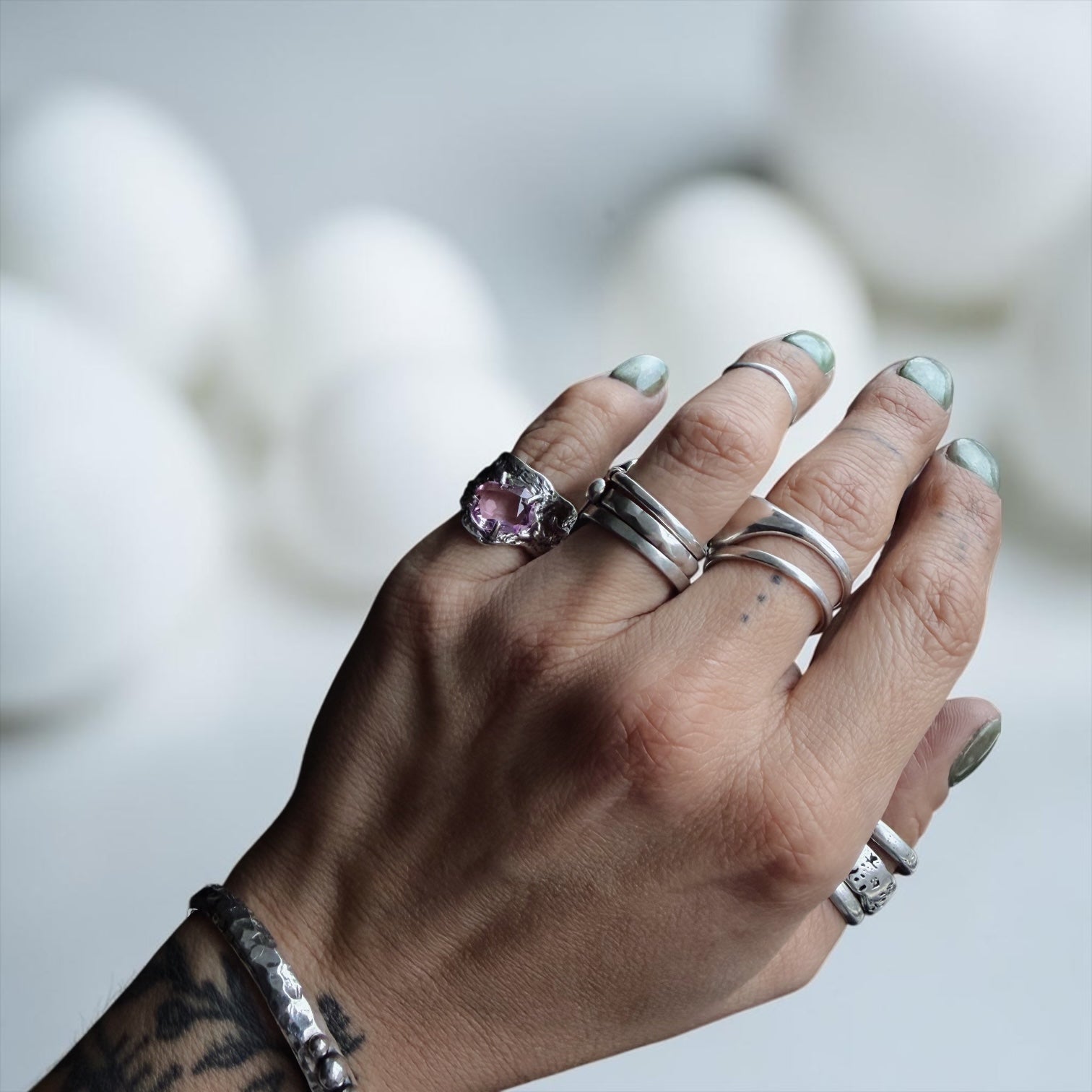 Anillo Debbie - Varias piedras
