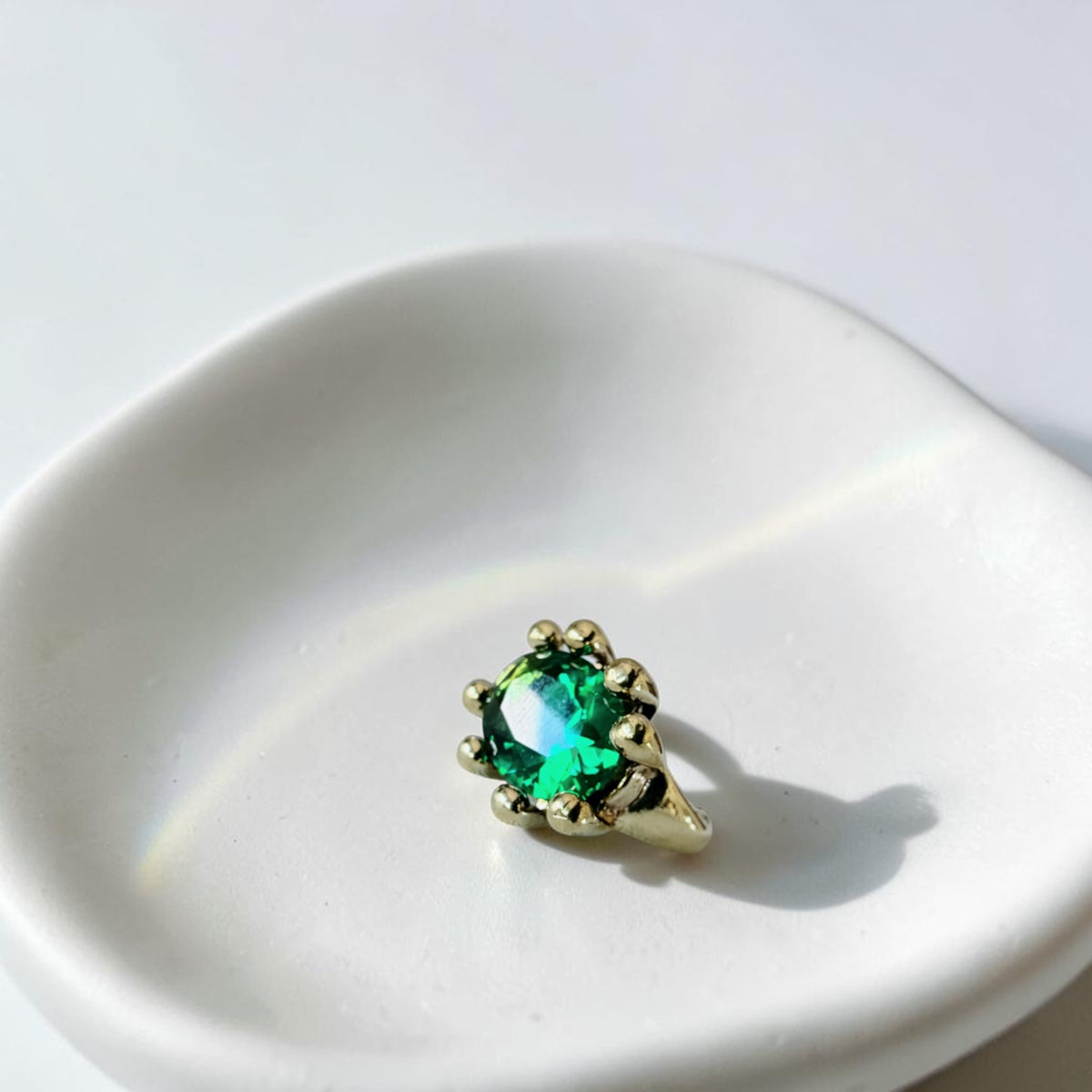 Anillo Refugio Bronce - Verde Veronese