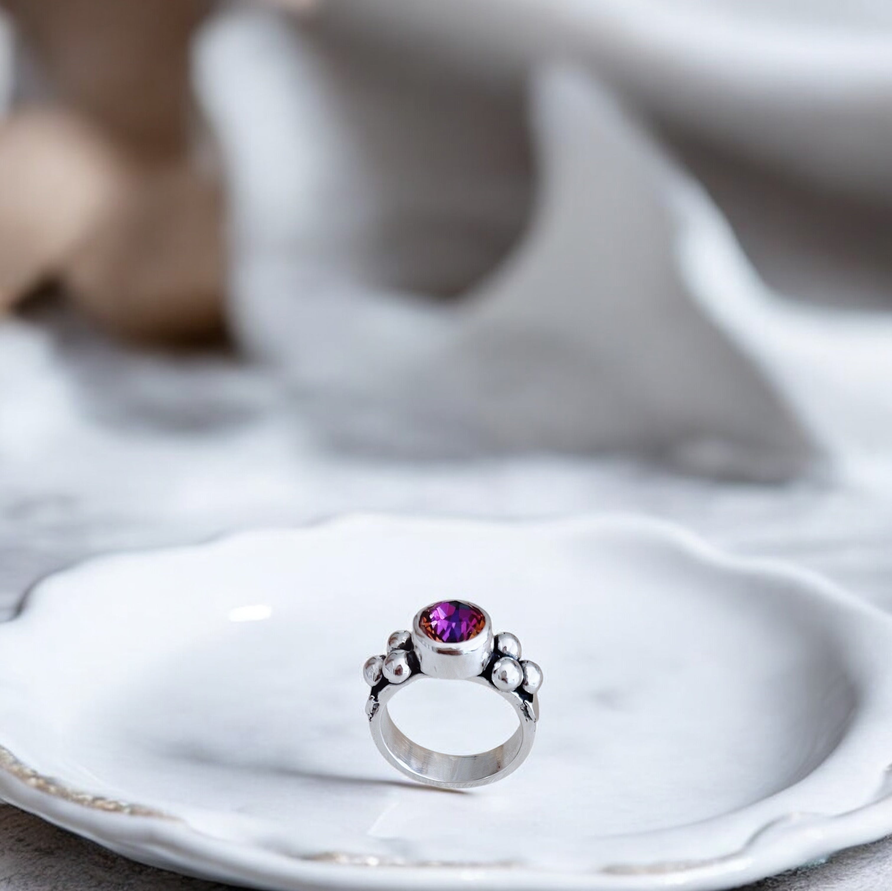 Anillo Elisa Lunar Palm Beach