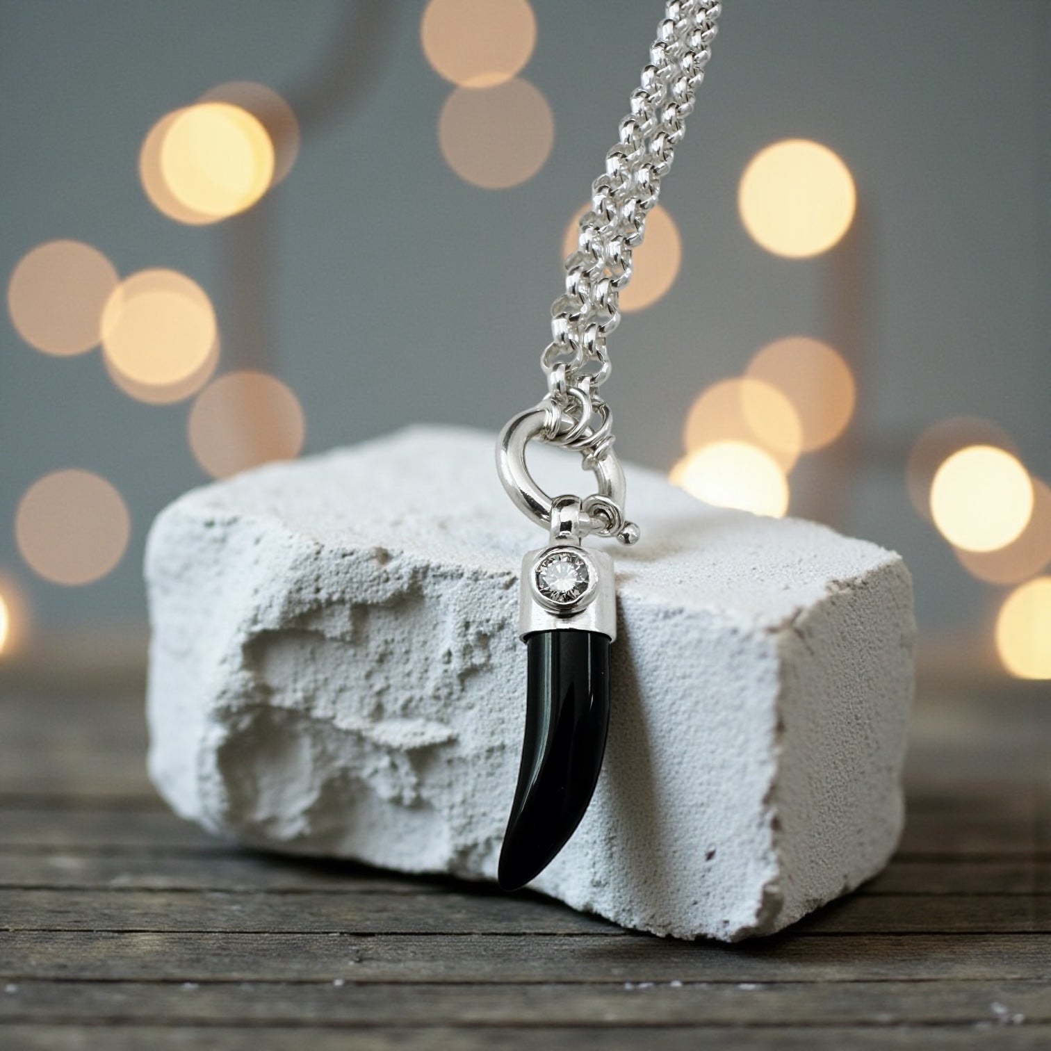 Colgante Cornicello Nero