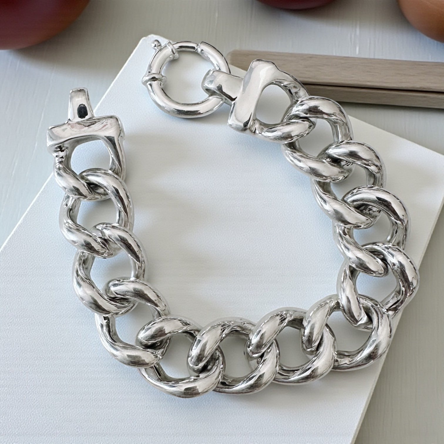 Pulsera Gorda Grumet Clásica Delacons + chiche de regalo