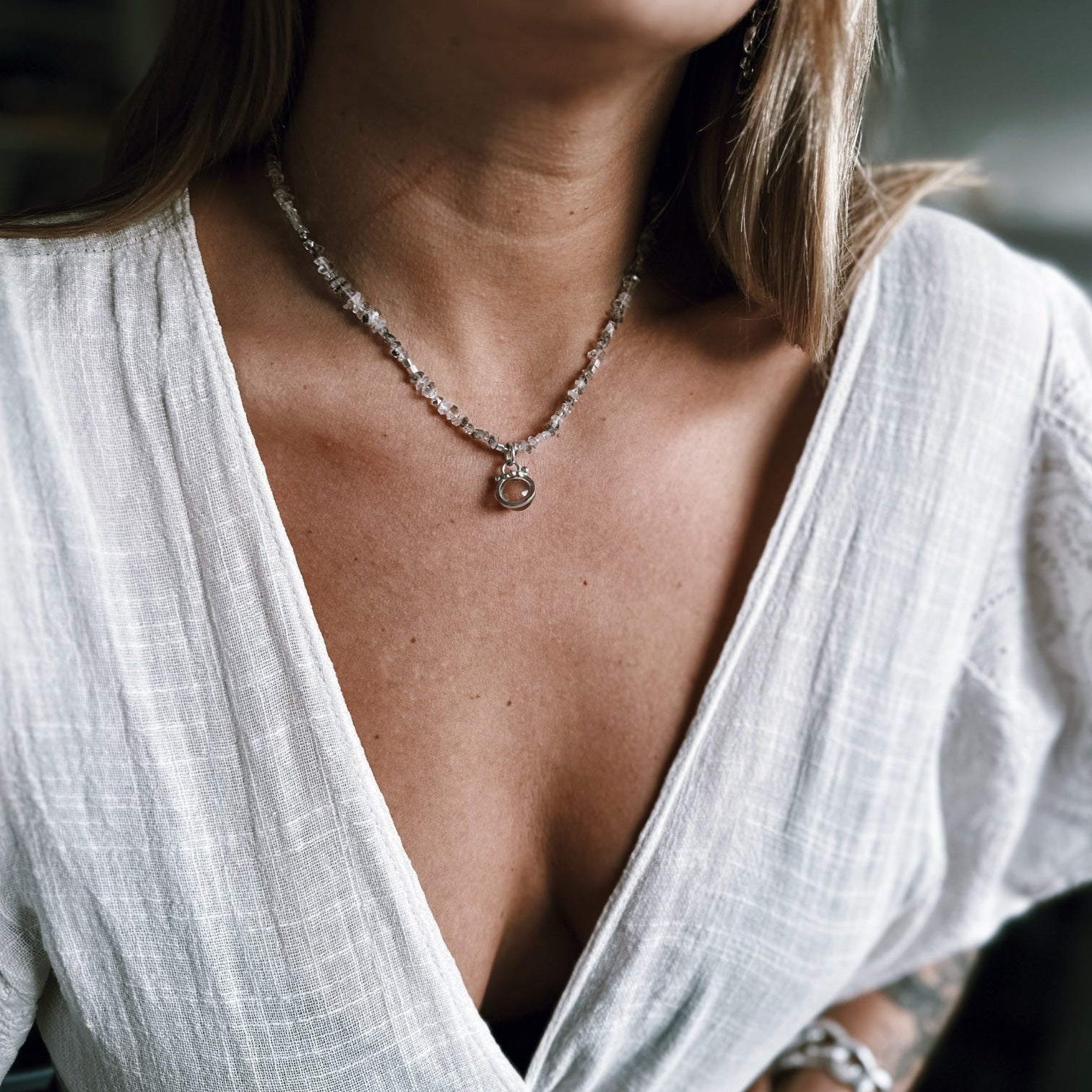 Collar Diamante Herkimer