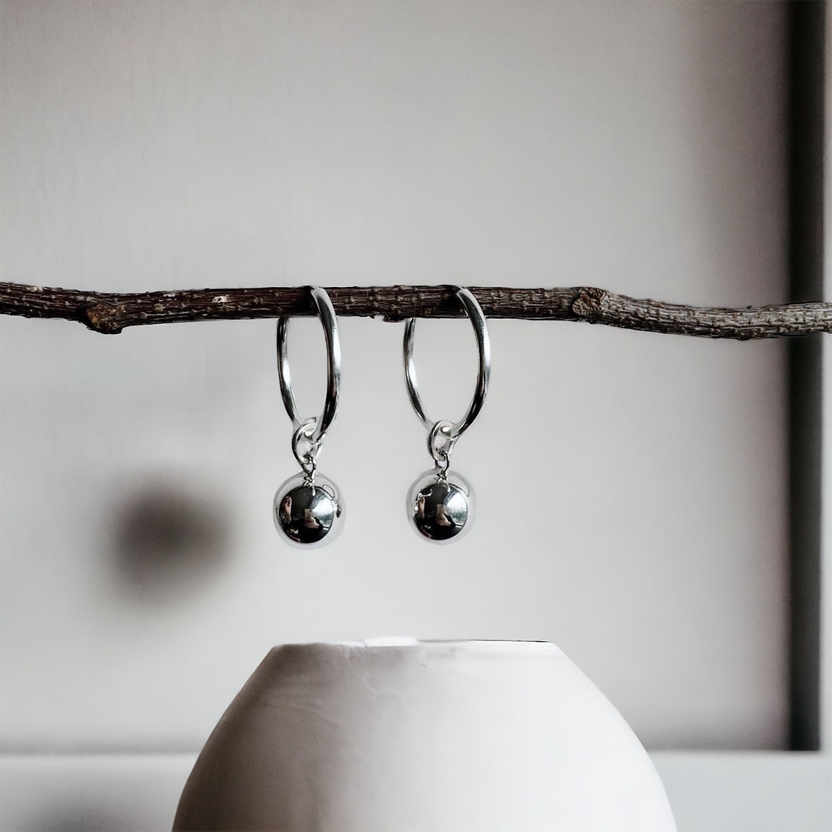 Aros Halados Silver - Cascabel