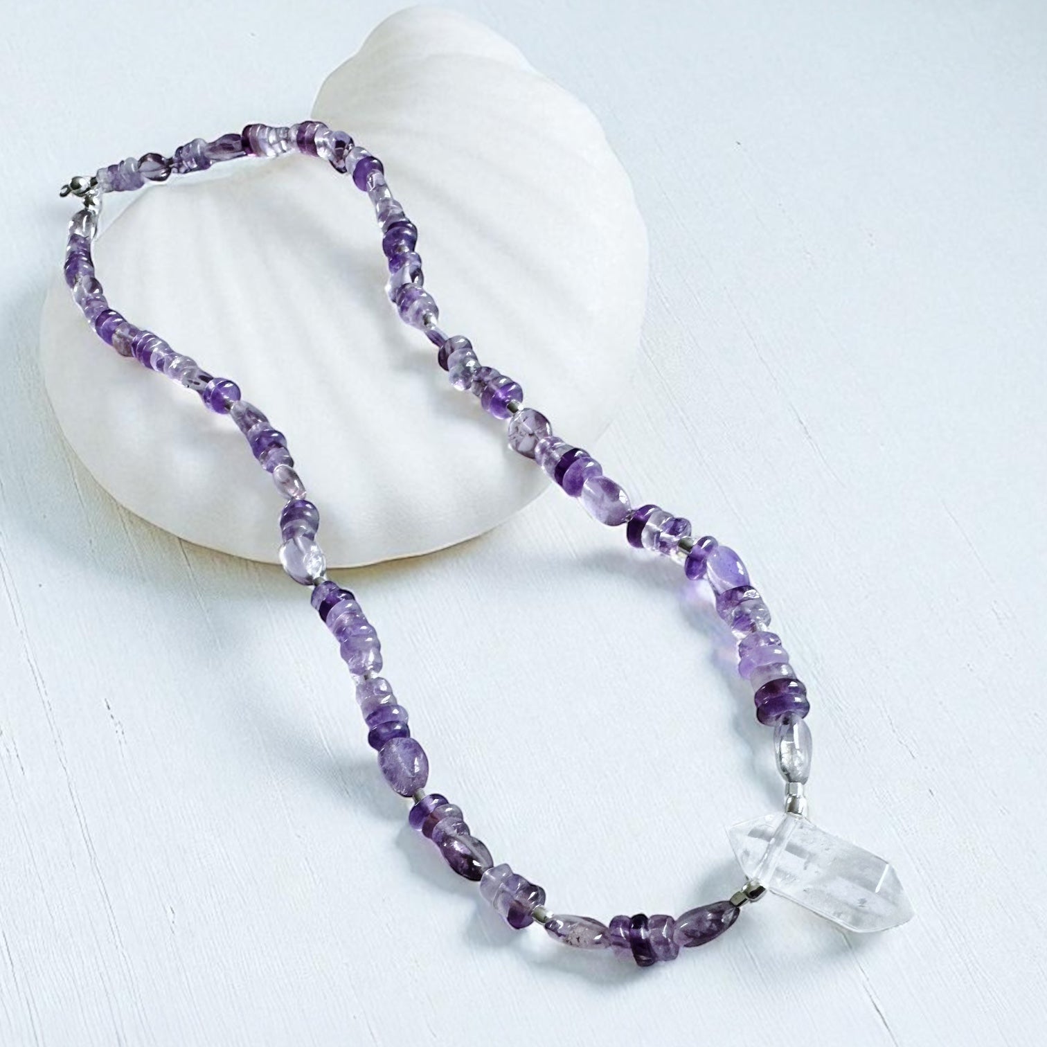 Collar Mini Tibetano - Calma Púrpura