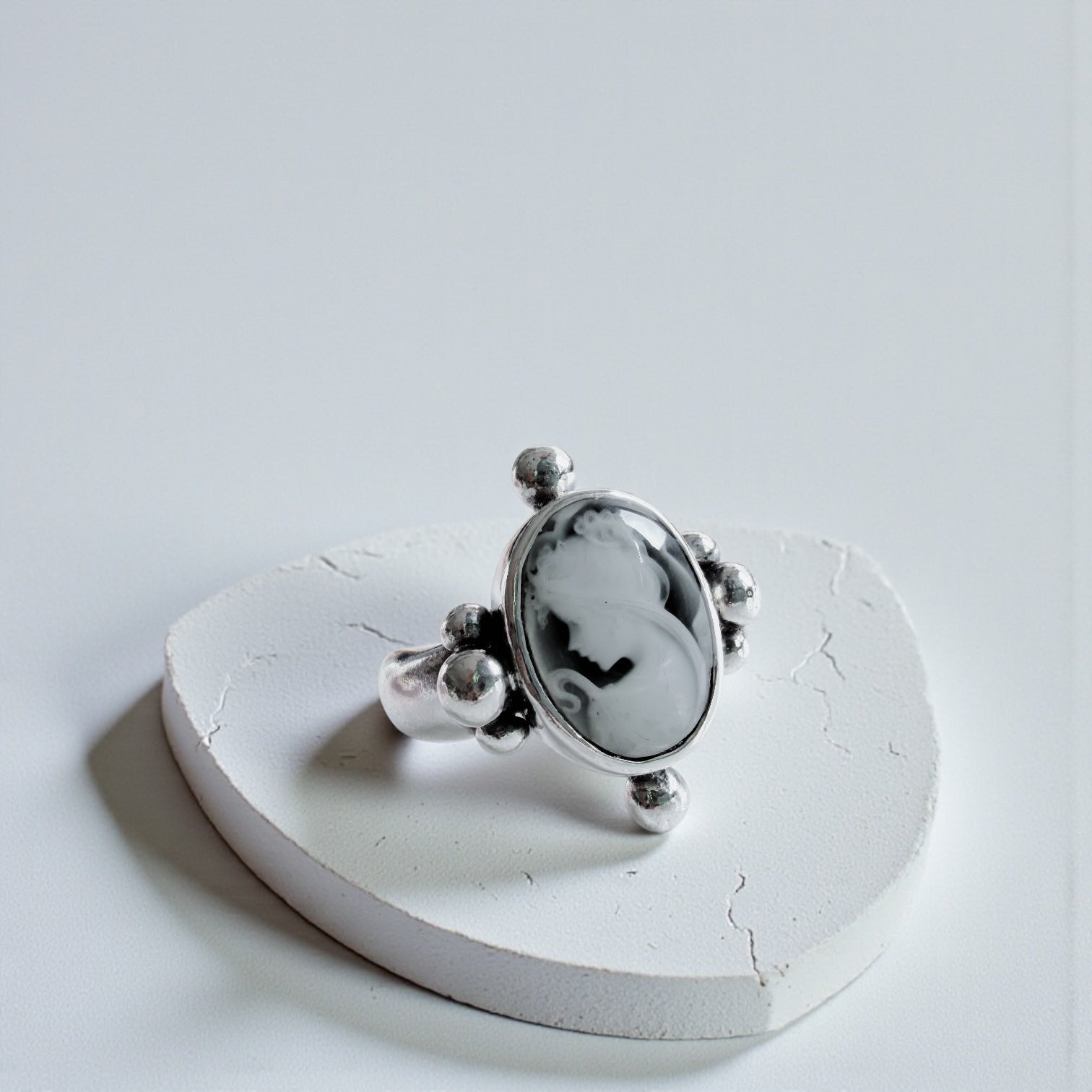 Anillo Camafeo Aurelia - Black