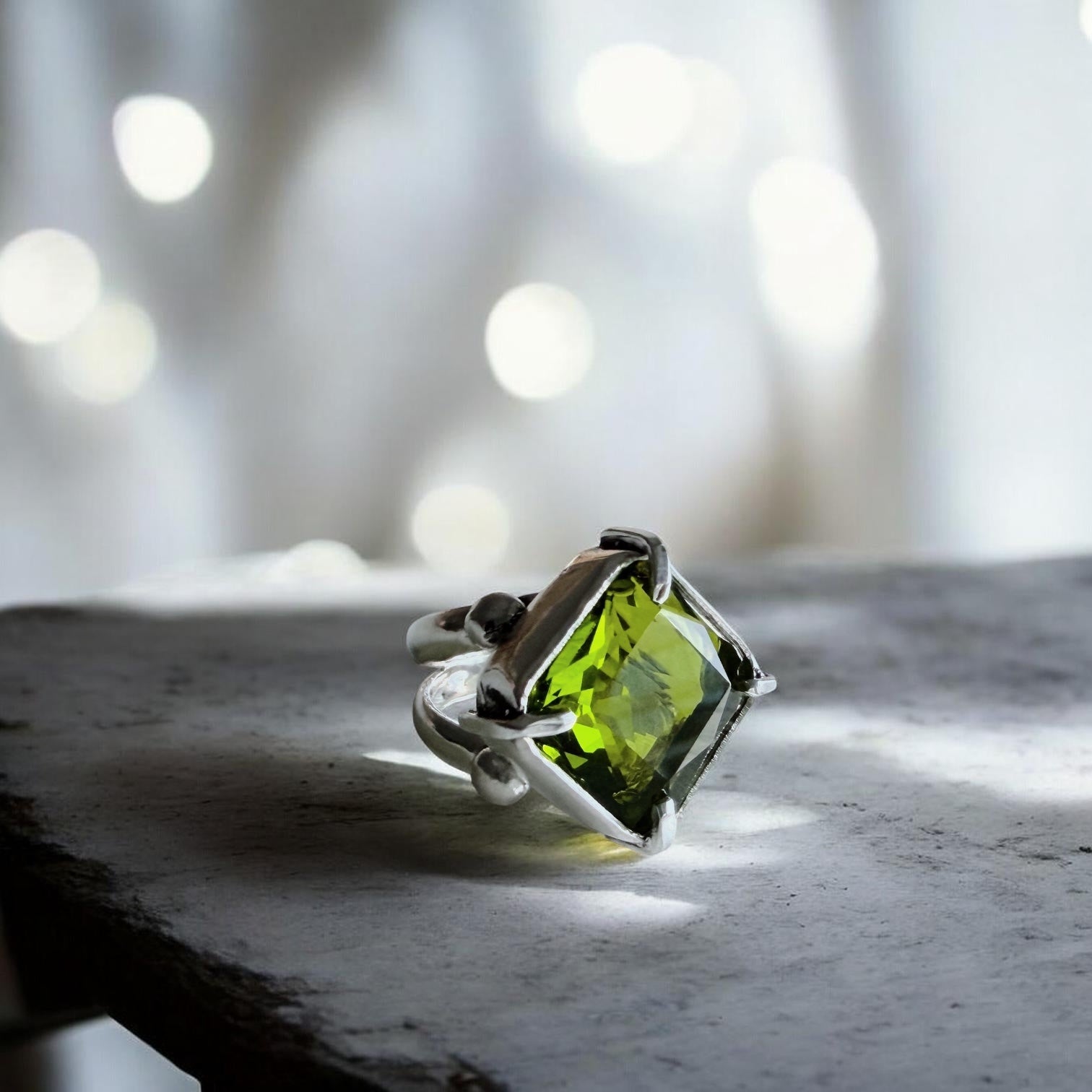Anillo Soberana - Green Apple