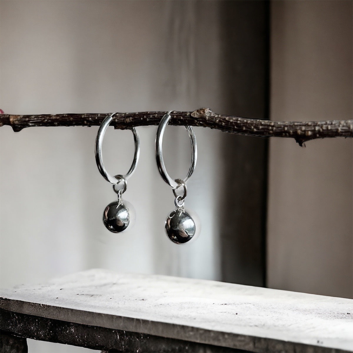 Aros Halados Silver - Cascabel