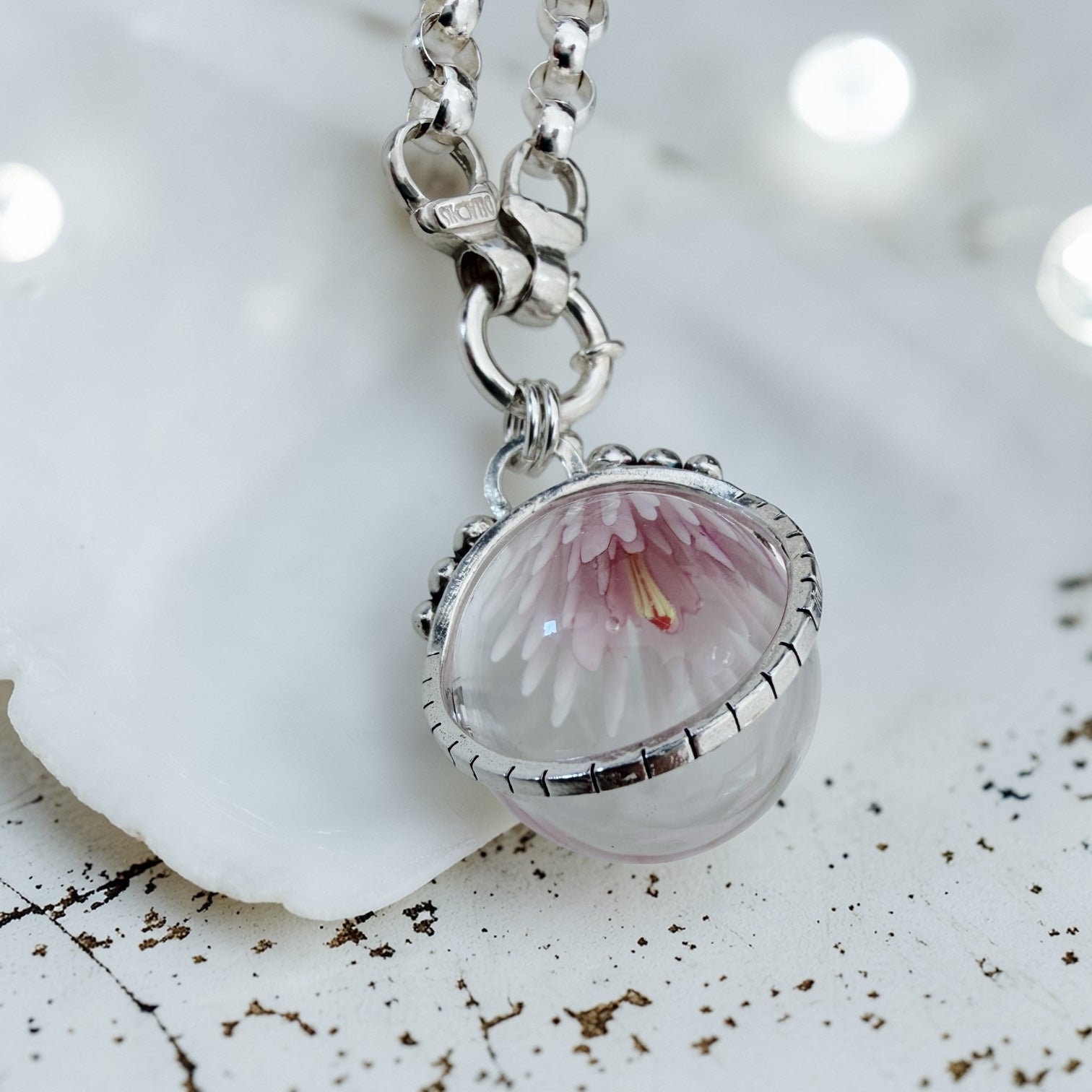 Colgante Halo XL - Cápsula Flor