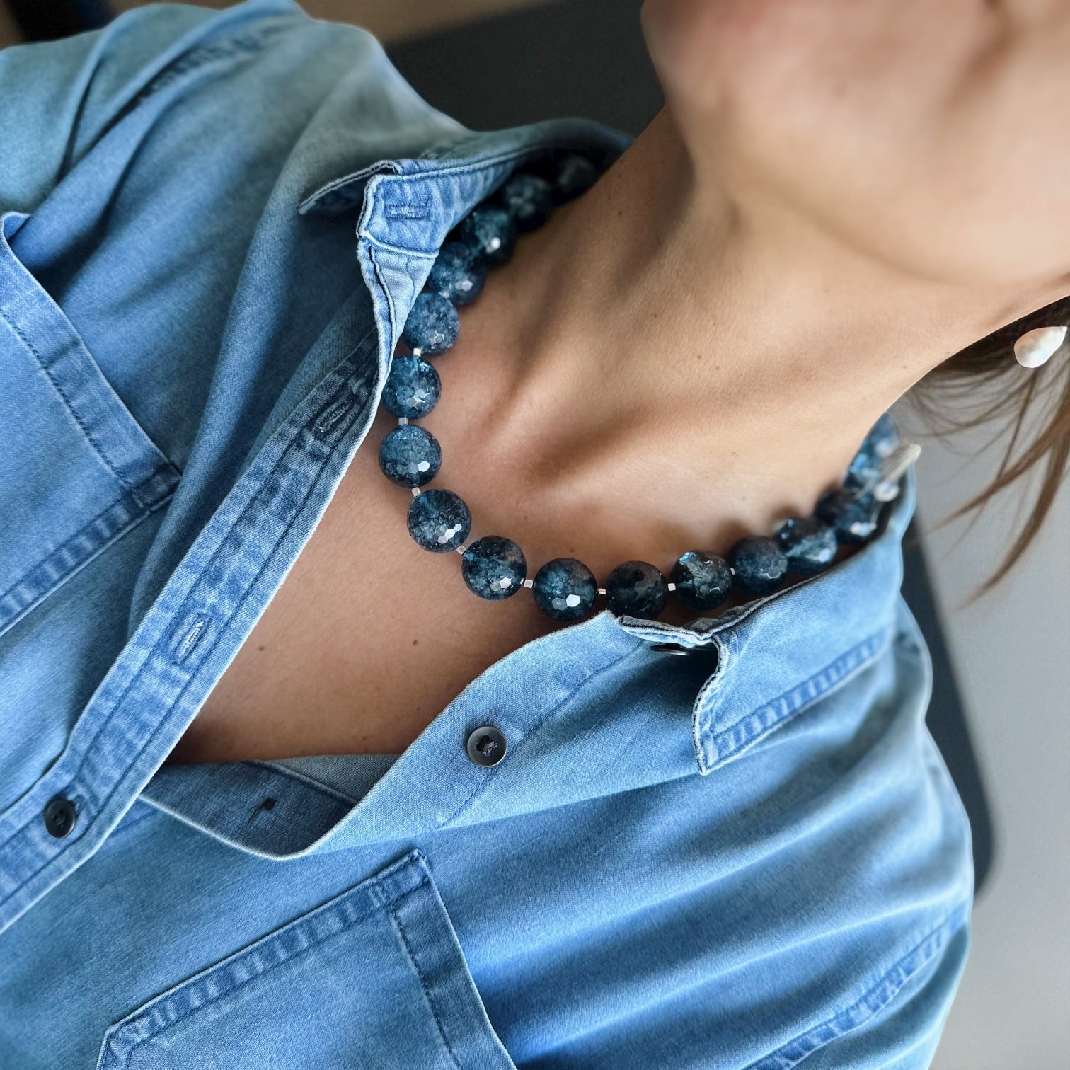 Collar Vilma - Blue Sky - Cianita