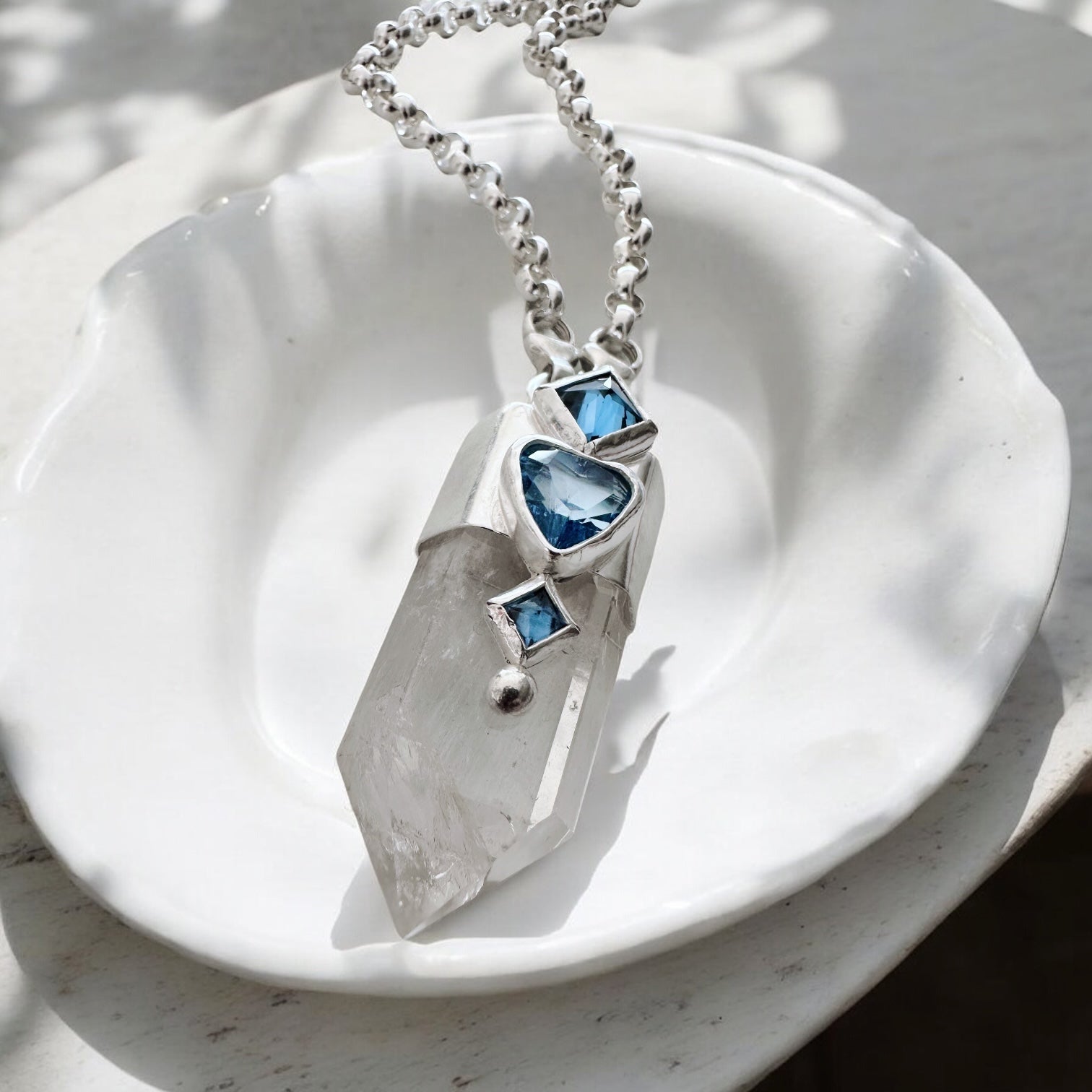 Colgante Punta Cuarzo Paraíso IV