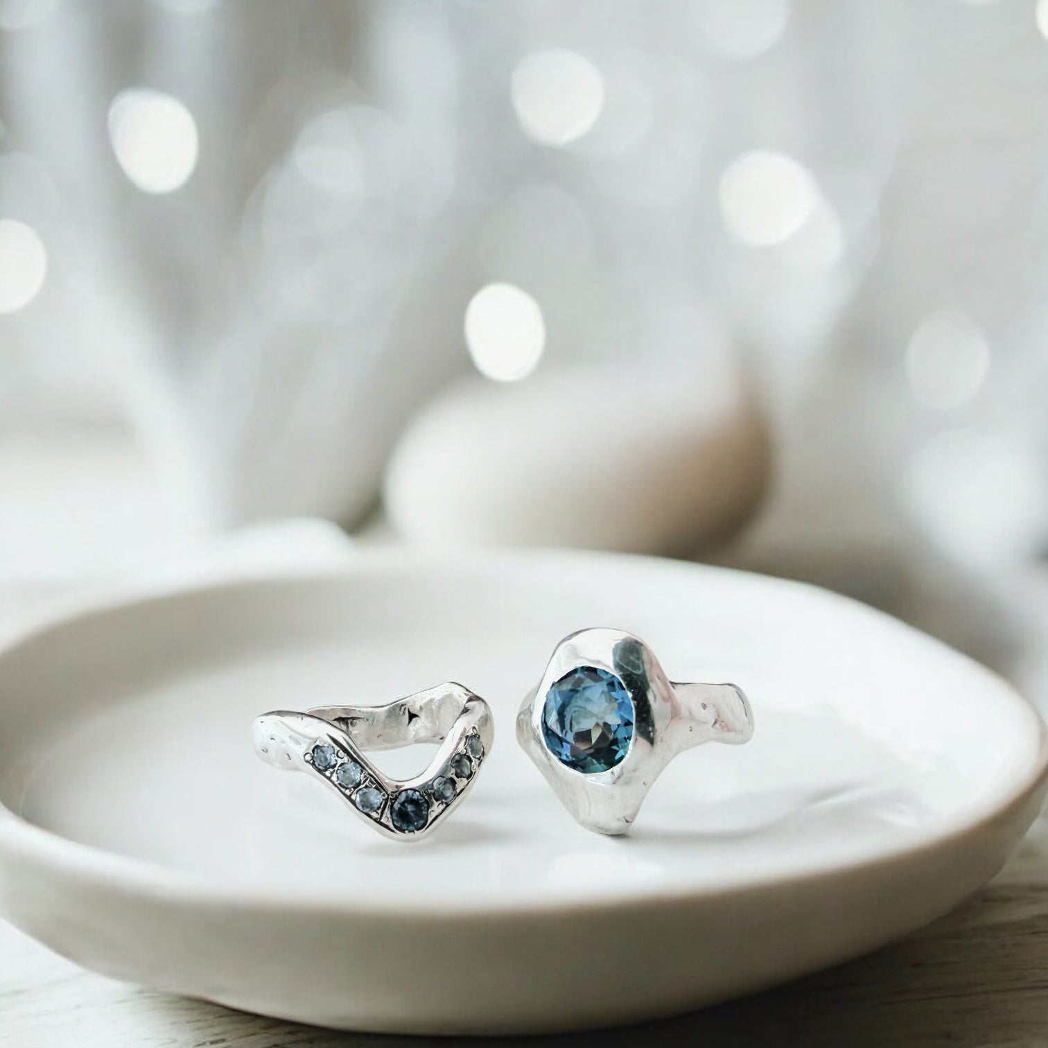 Anillo Wishbone Duo - talla 9