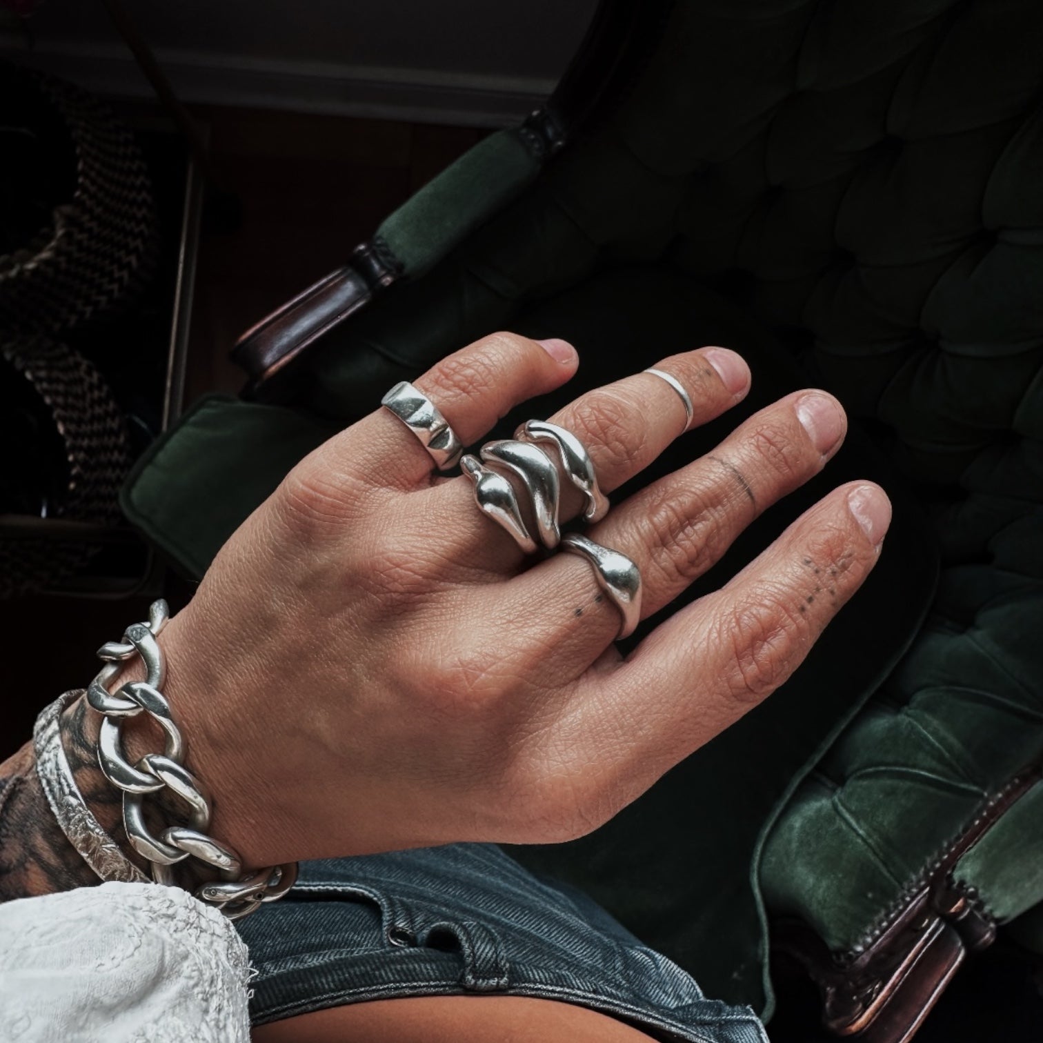 Set Anillos Aguas