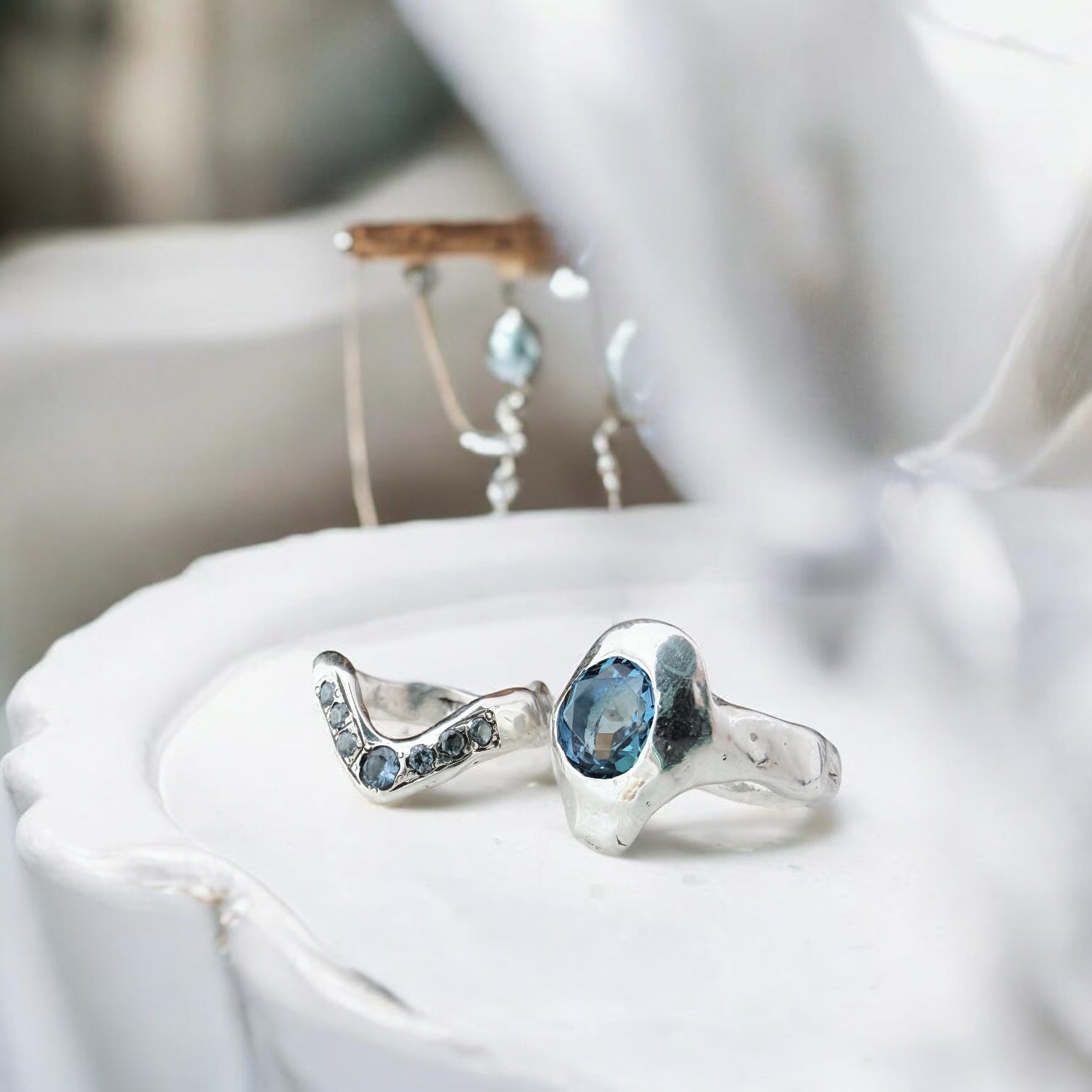 Anillo Wishbone Duo - talla 9