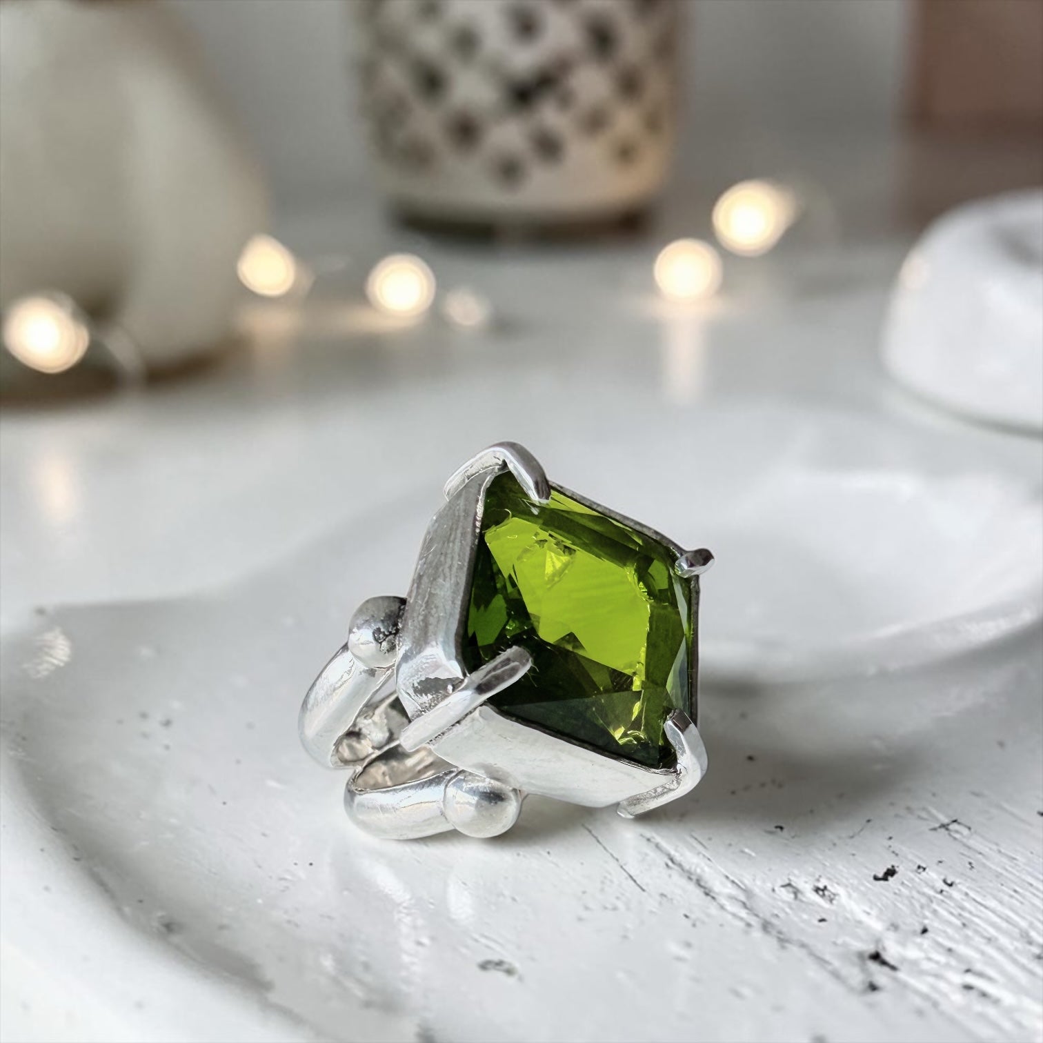 Anillo Soberana - Green Apple