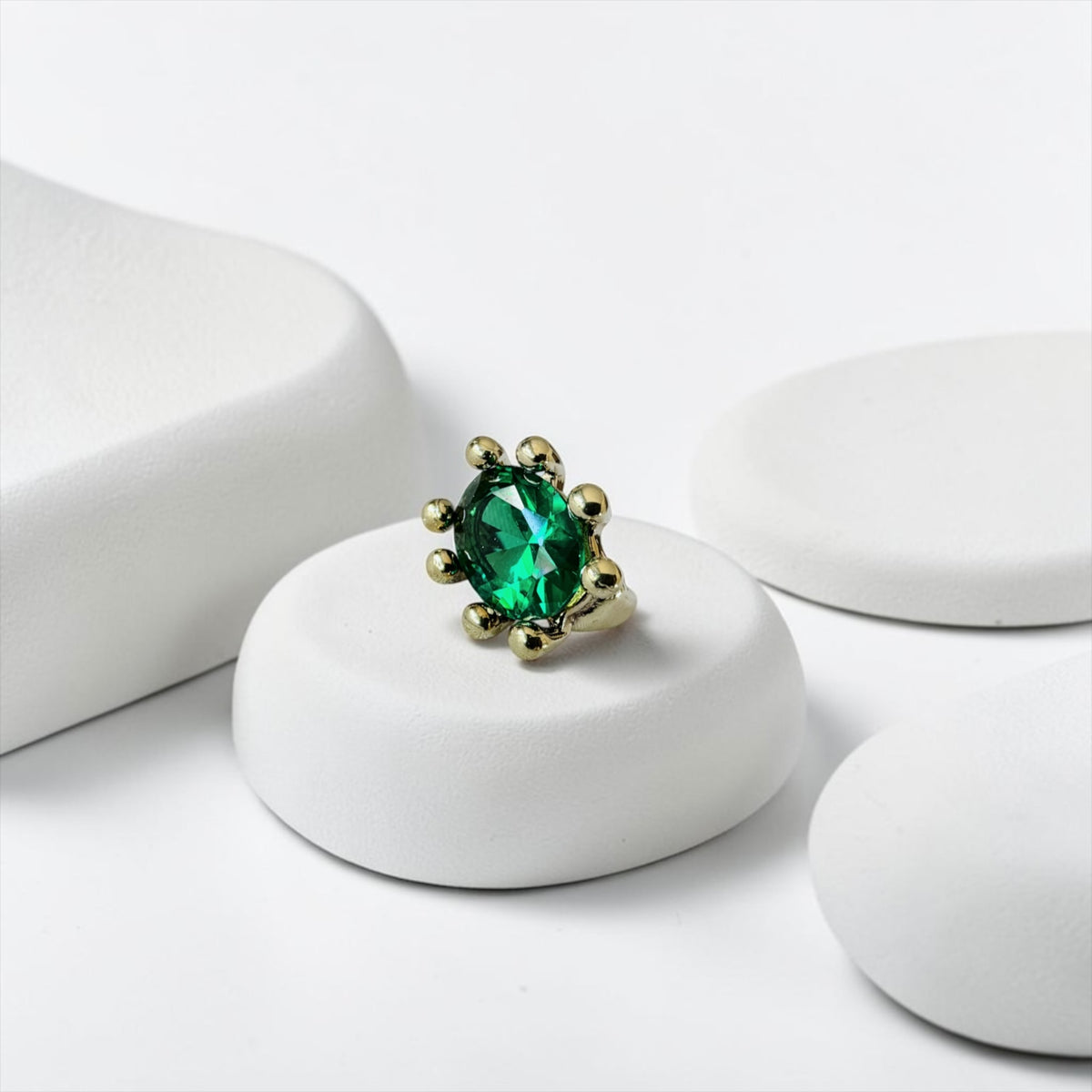 Anillo Refugio Bronce - Verde Veronese