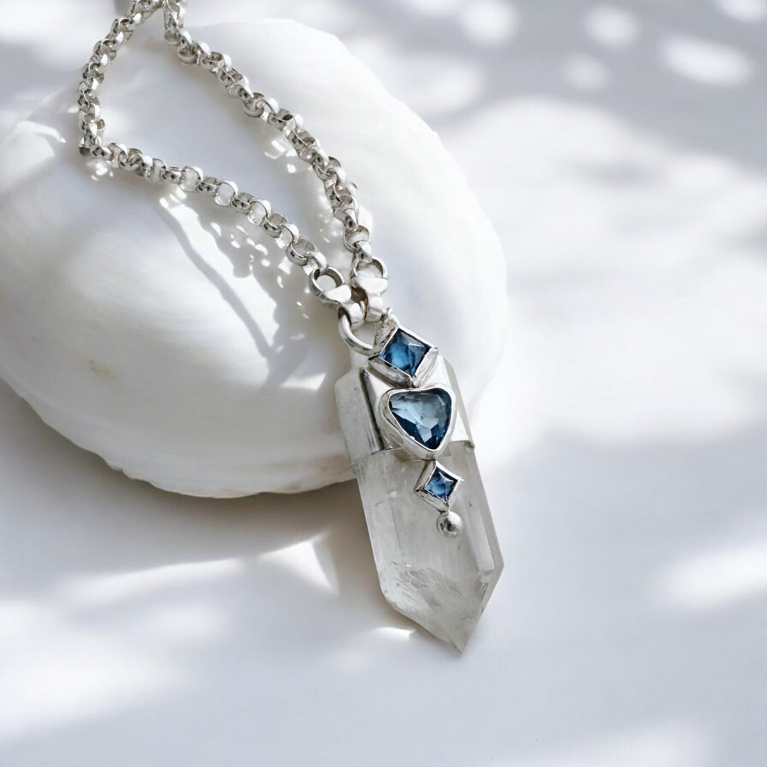 Colgante Punta Cuarzo Paraíso IV