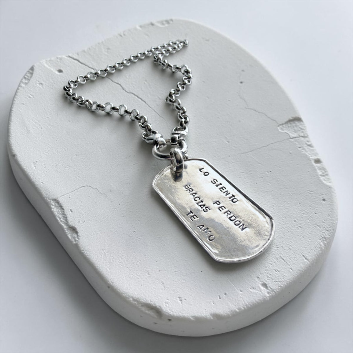 Colgante Placa “XL” Personalizada