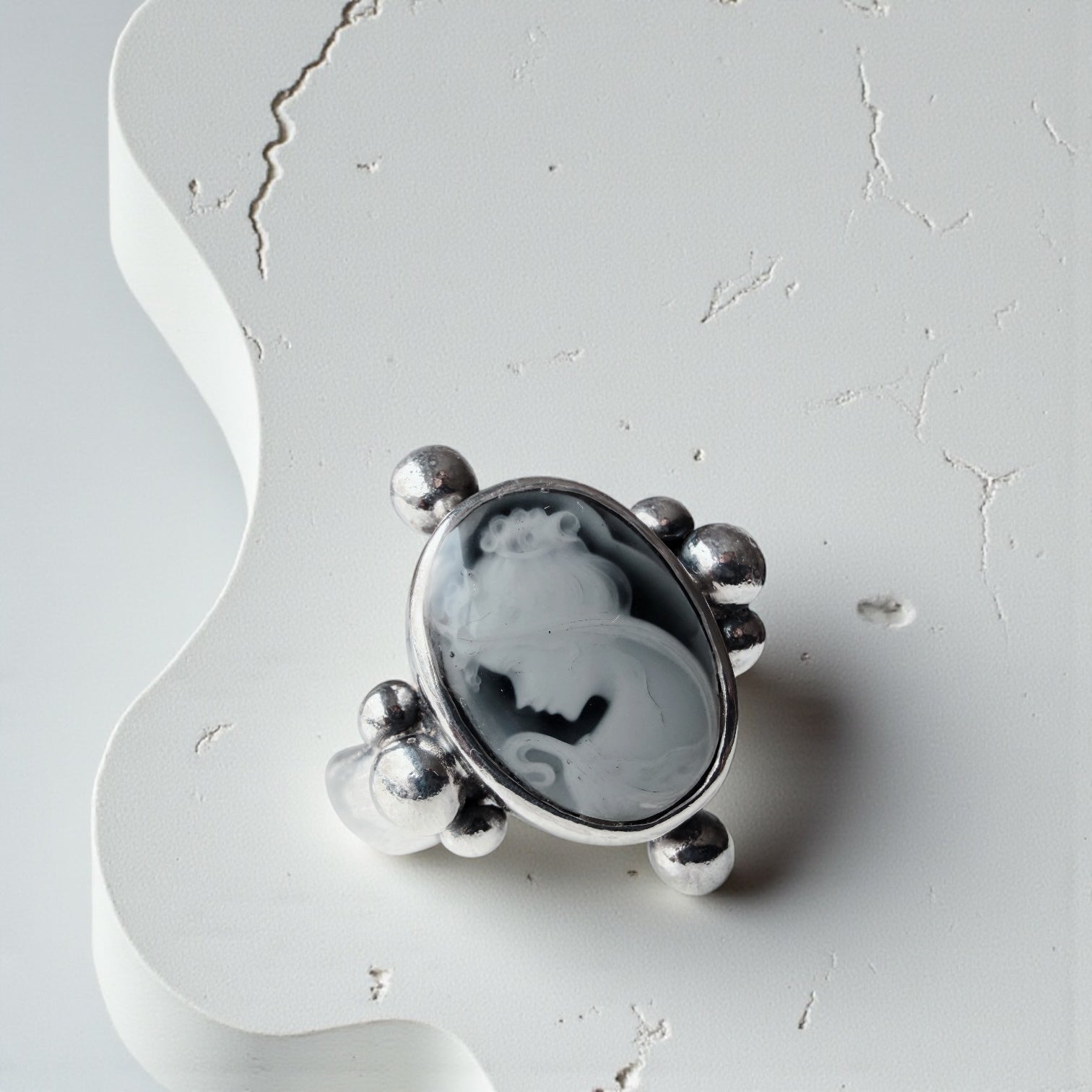 Anillo Camafeo Aurelia - Black