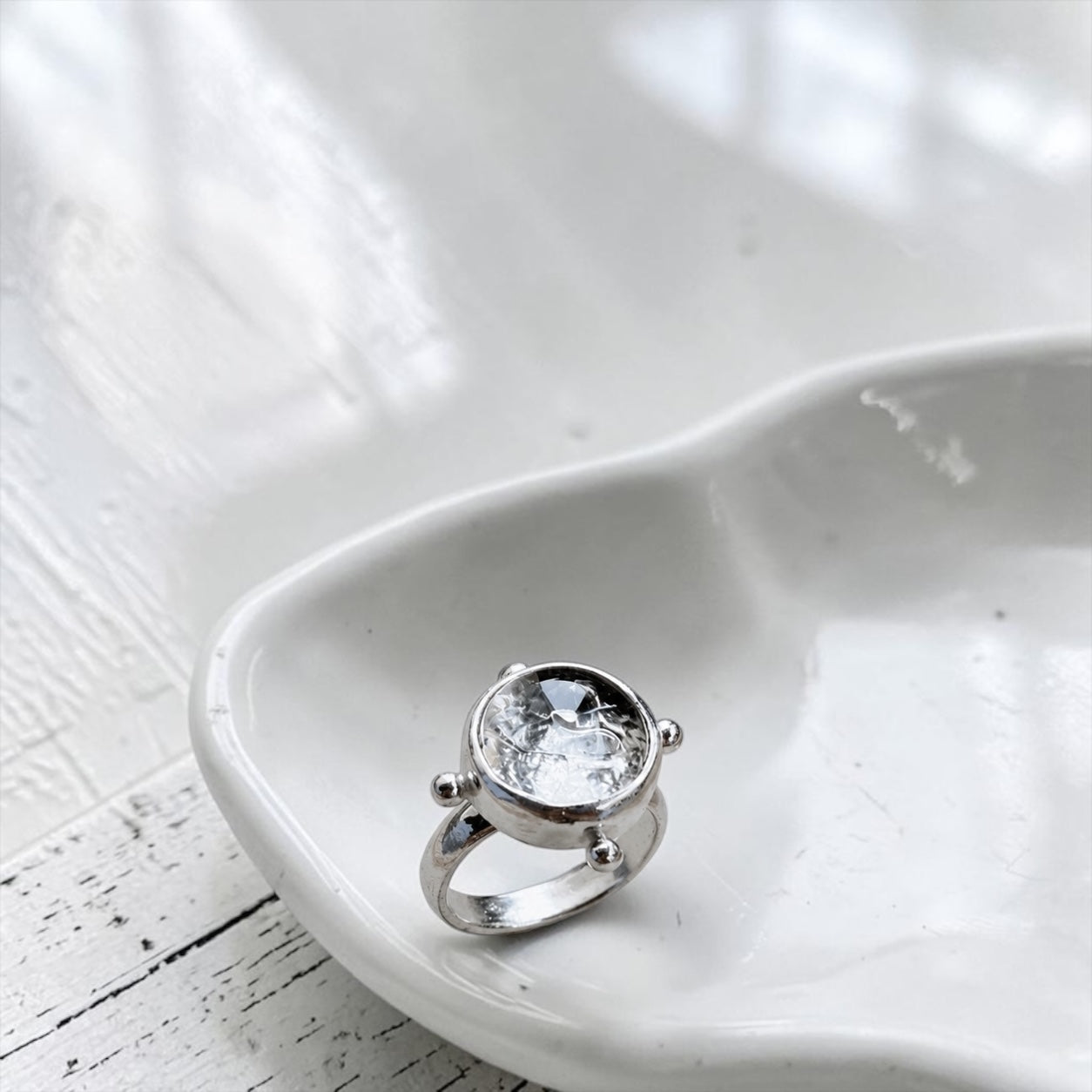 Anillo Lunita Caleidoscopio Cráter