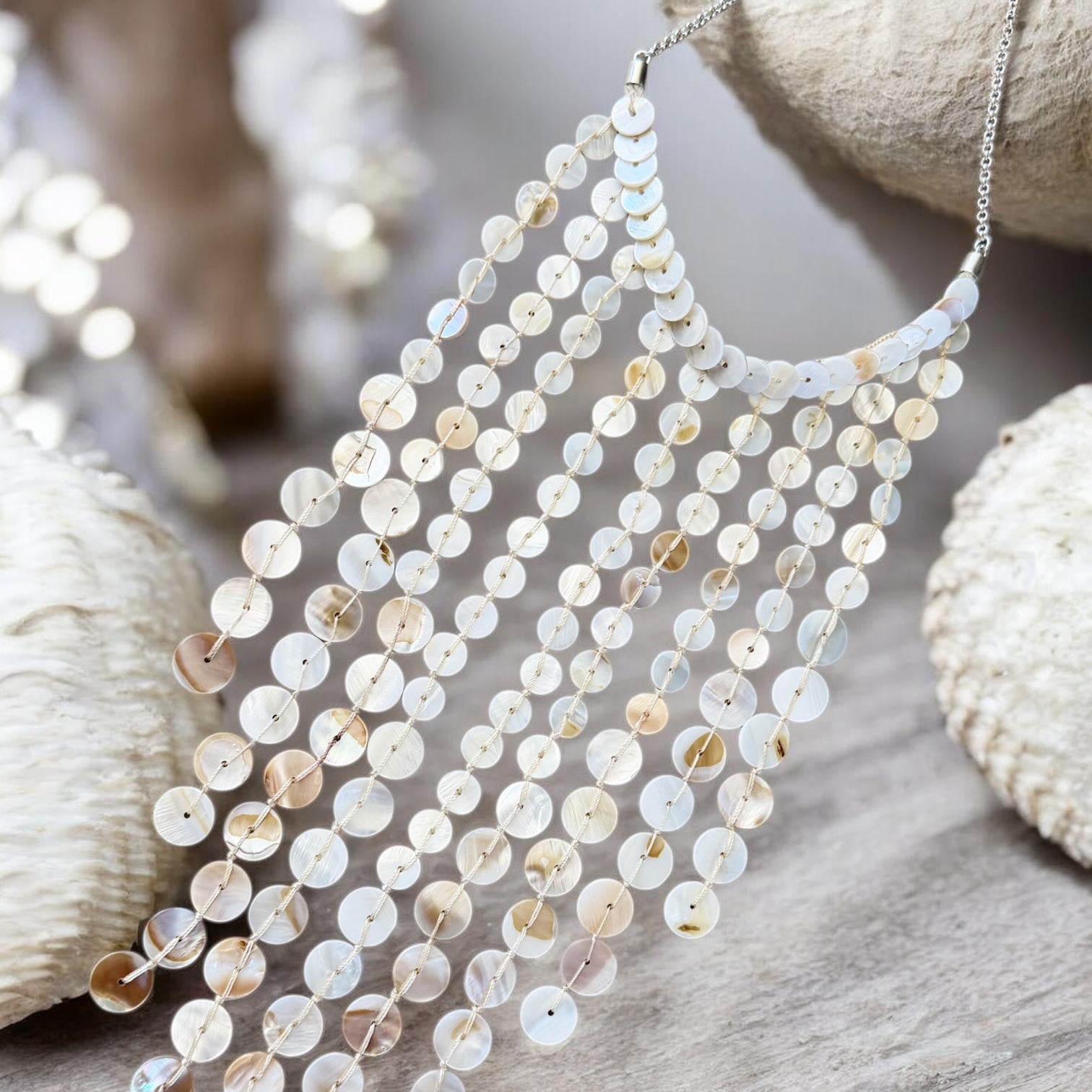 Collar Trama de Nácar (envío el lunes)