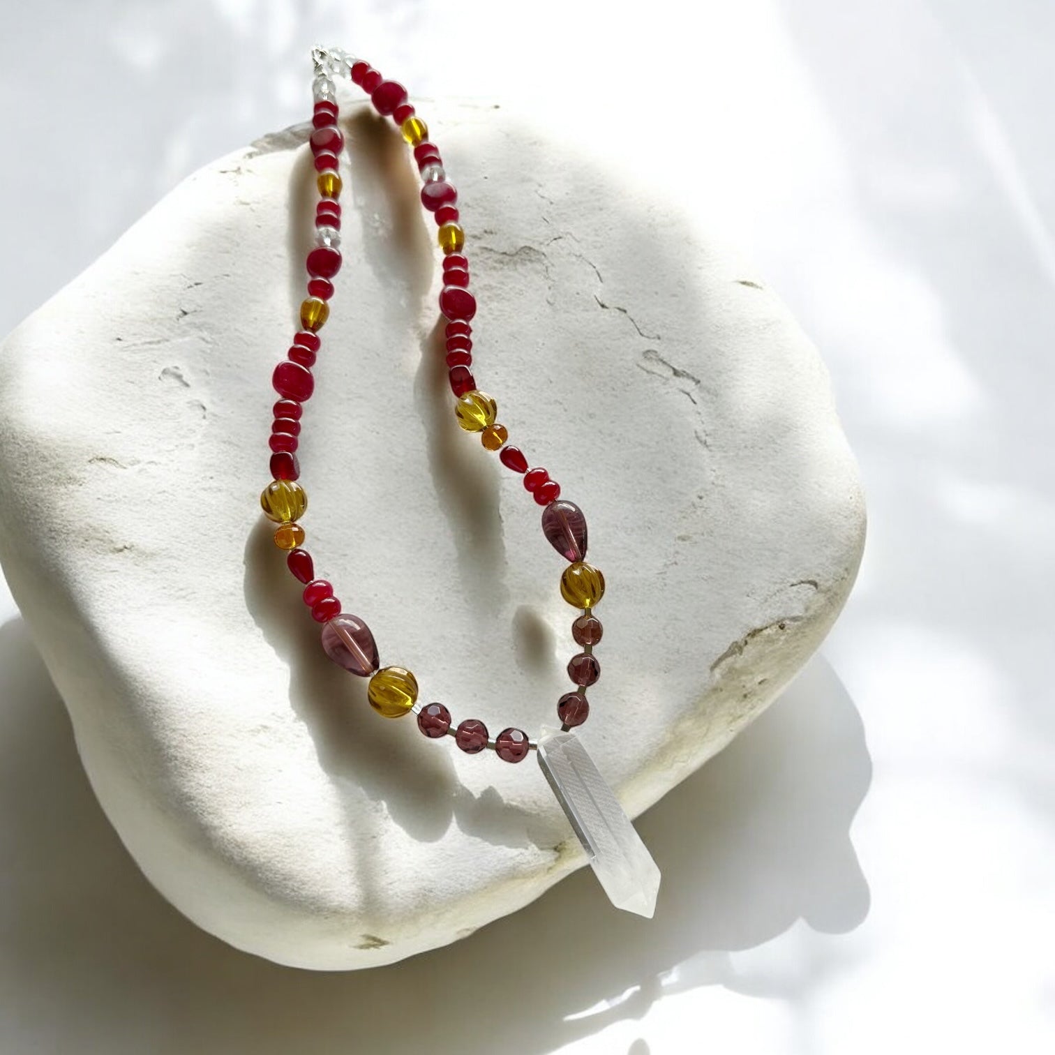 Collar Tibetano - Berry Negroni