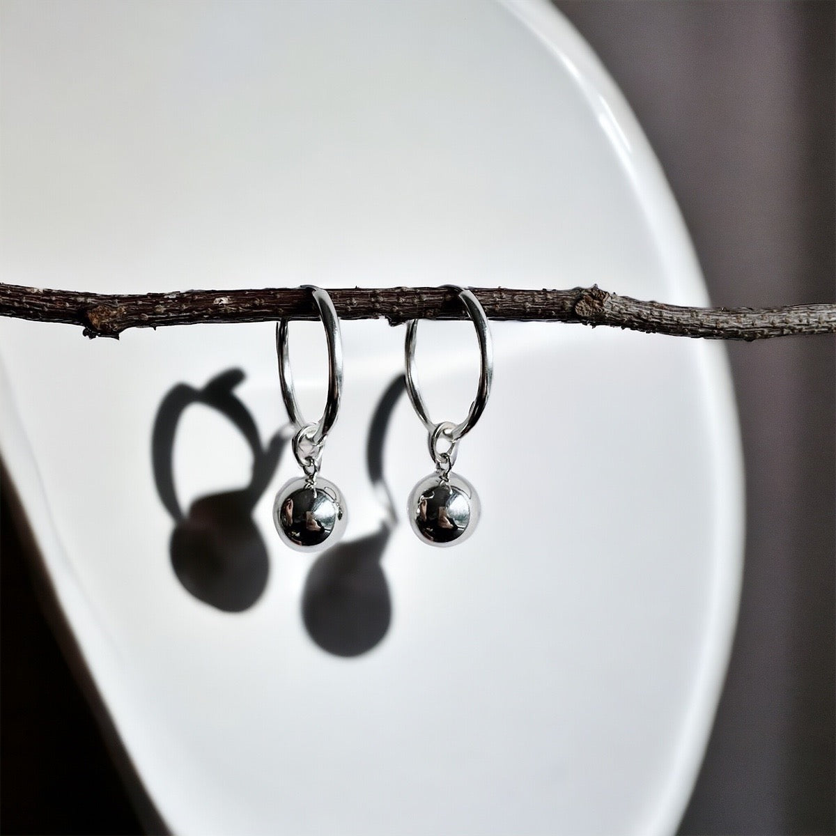 Aros Halados Silver - Cascabel