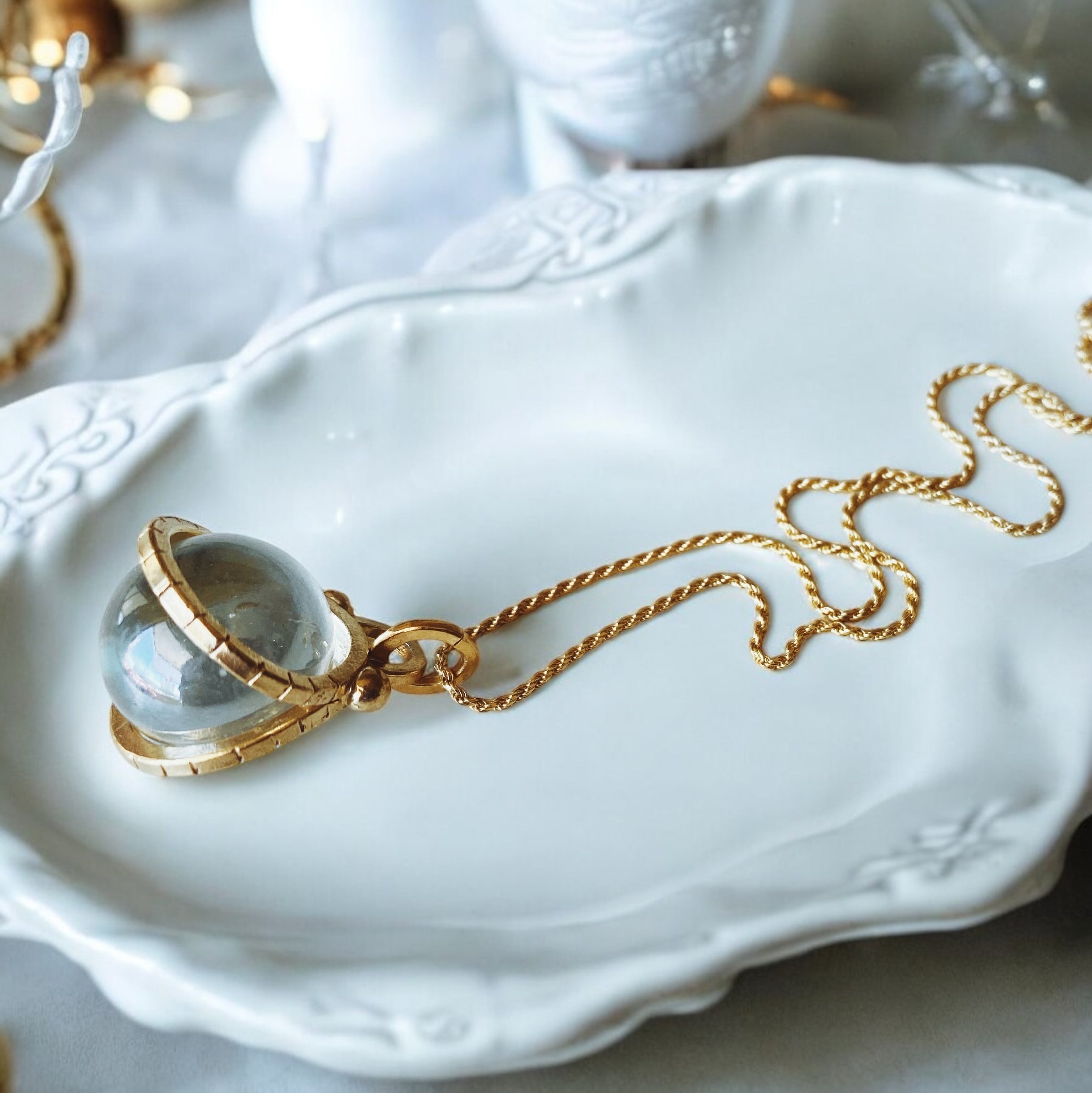 Collar Halo Aura Silver “xs” Gold
