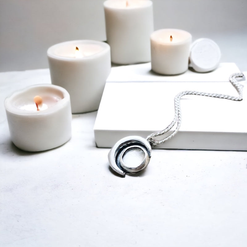 Colgante Medalla Eclipse Onix - Varias piedras