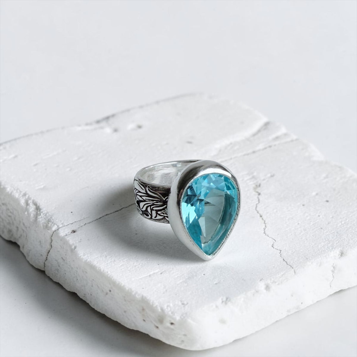 Anillo Flamenco Gota / Piedra a eleccion