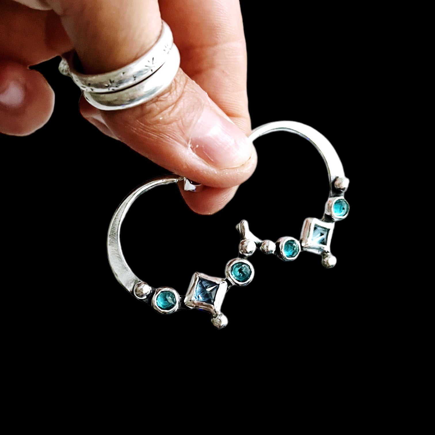 Aros Mini Rosalía Topacios - PREVENTA