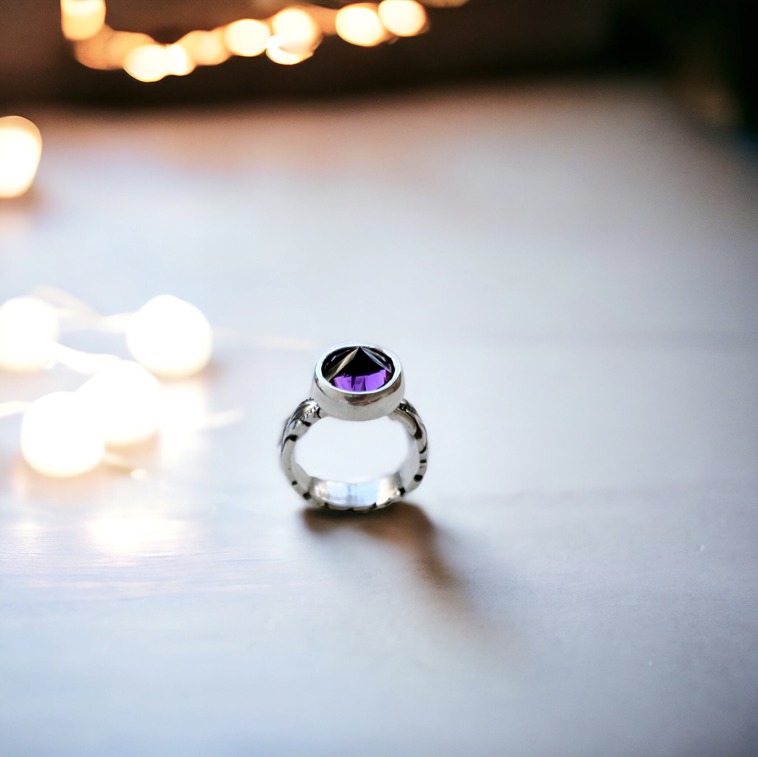 Anillo Magnolia / Piedra a elección