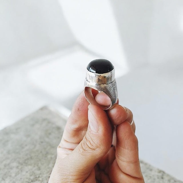 Anillo Sello Onix