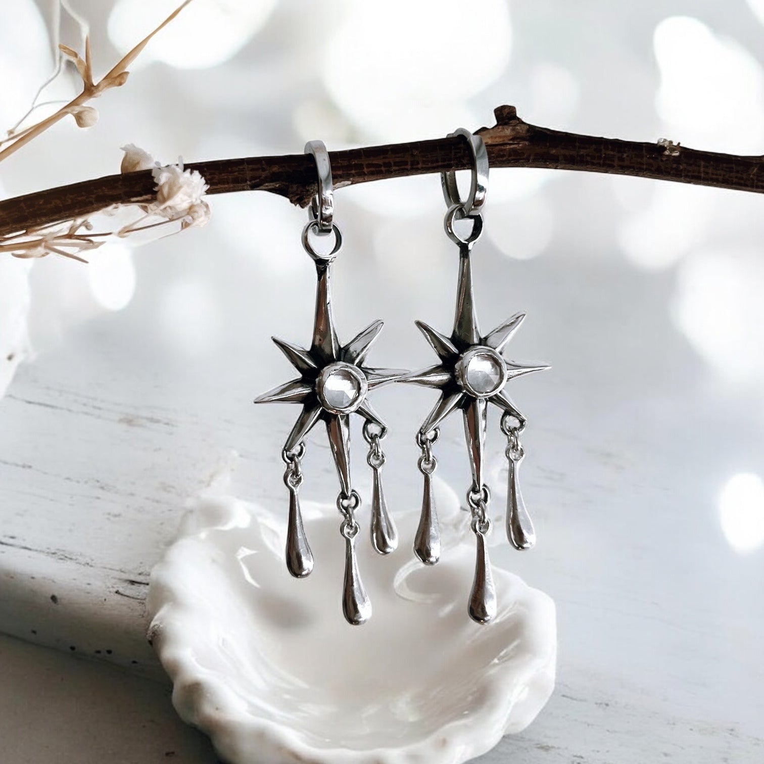 Aros Stella & Silver Drops - PREVENTA